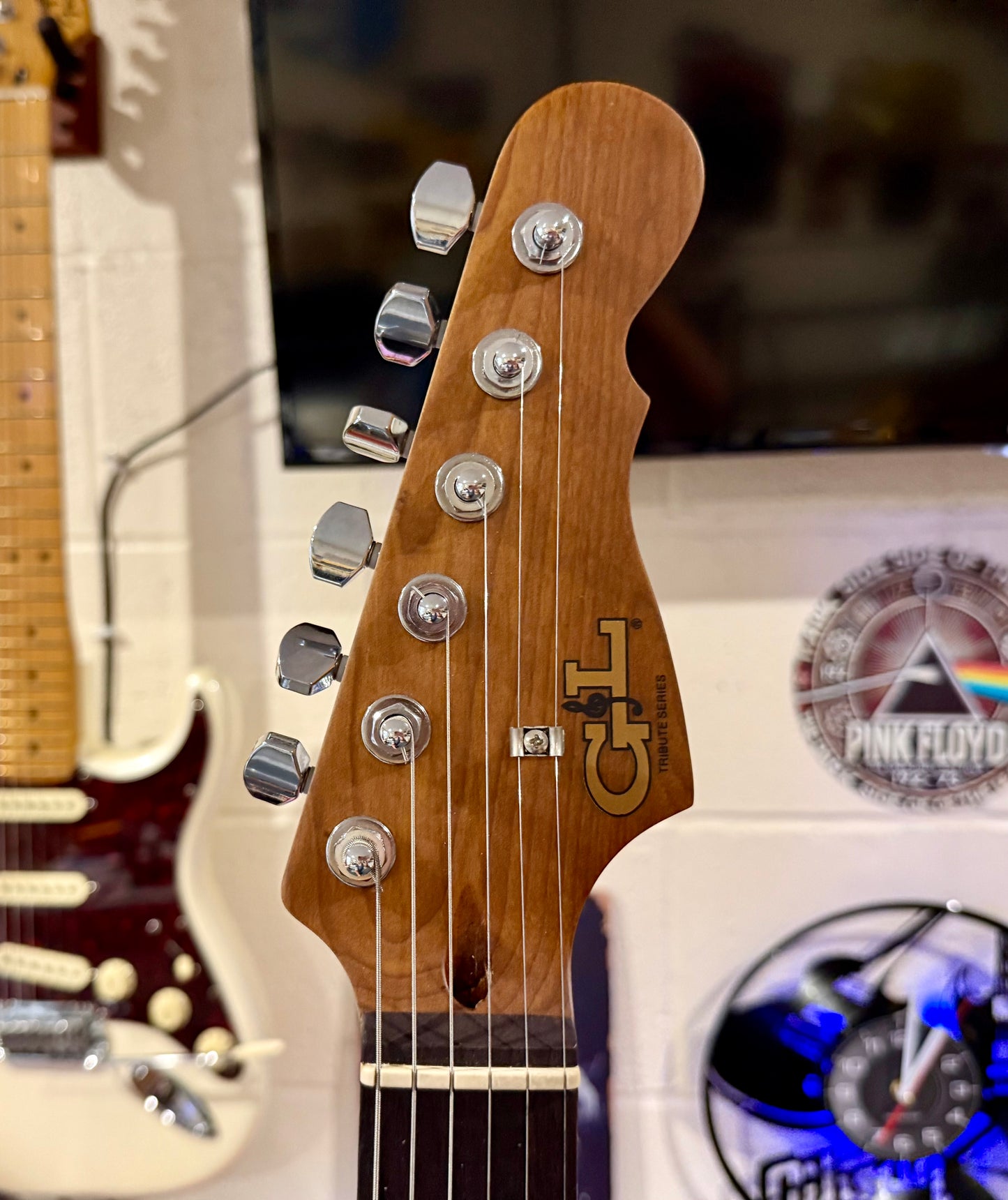 🔥BAKED MAPLE🔥 G&L Tribute Comanche Burl Top Electric Guitar~ Limited Edition!