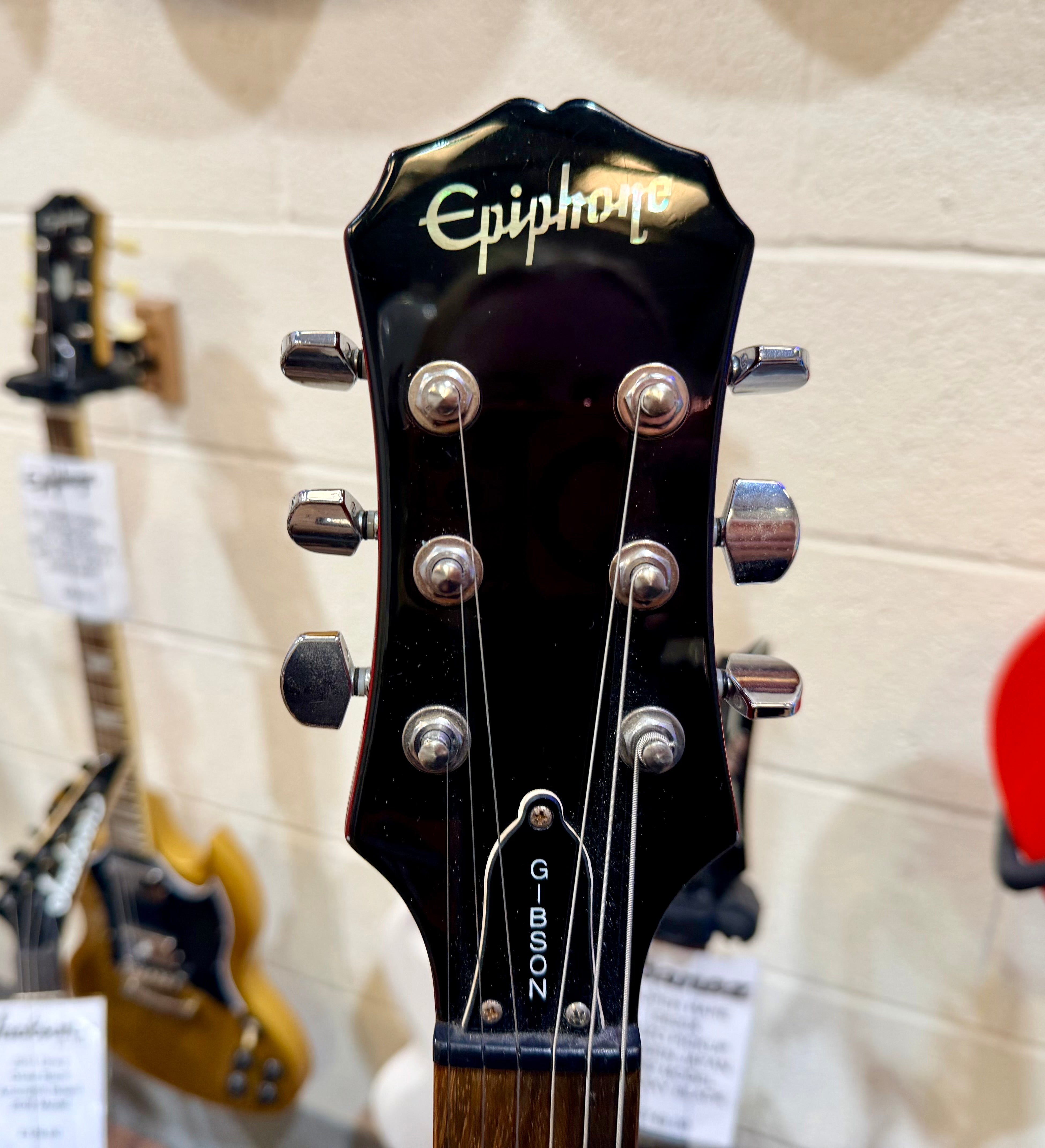 ☀️LEFTY☀️ Epiphone Les Paul LP 100 Left Handed ~ Cherry Sunburst Electric Guitar