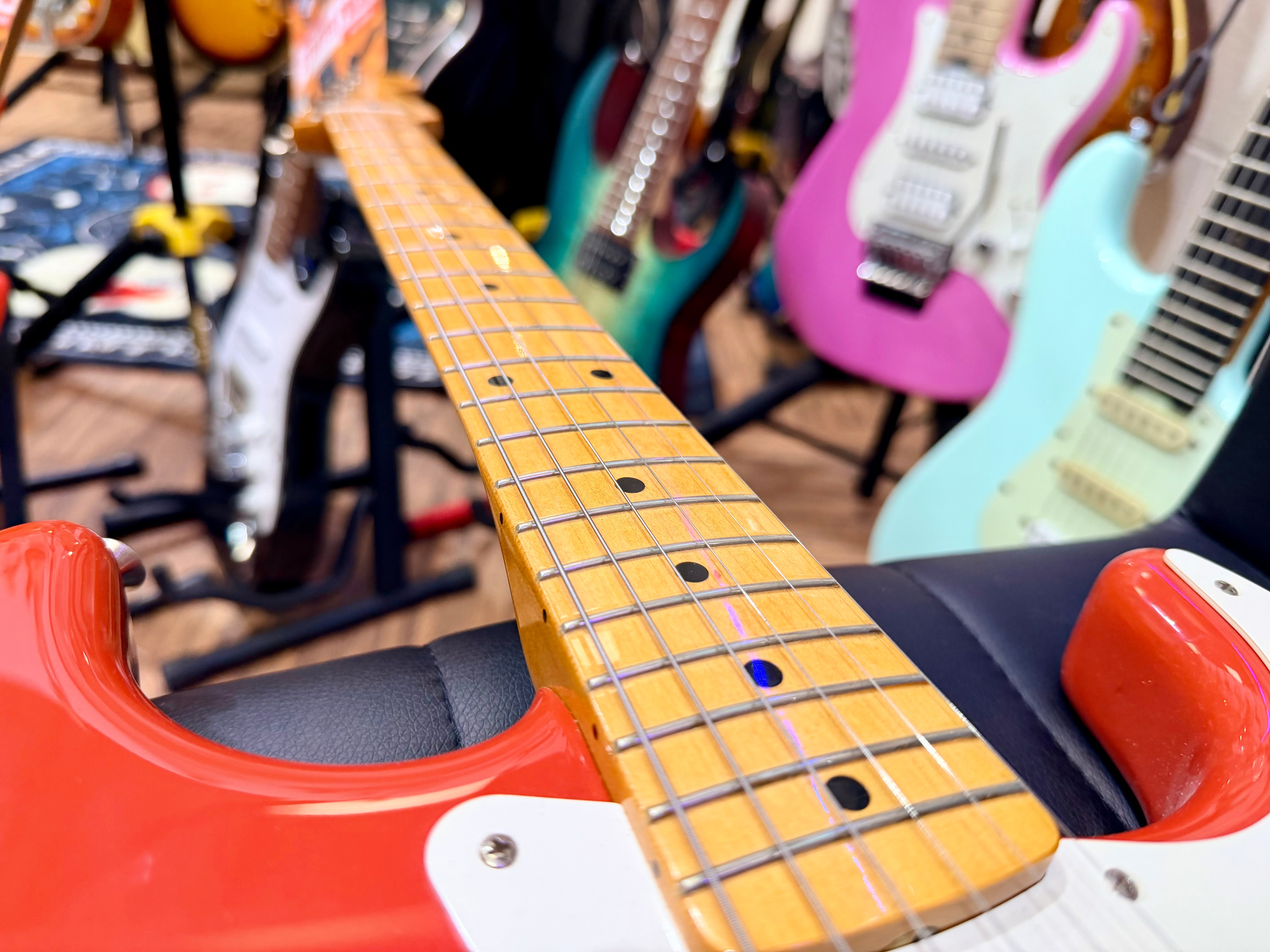 🌟2013🌟 Fender Classic Series 50s Stratocaster~ Fiesta Red~ Mexican MIM Strat!