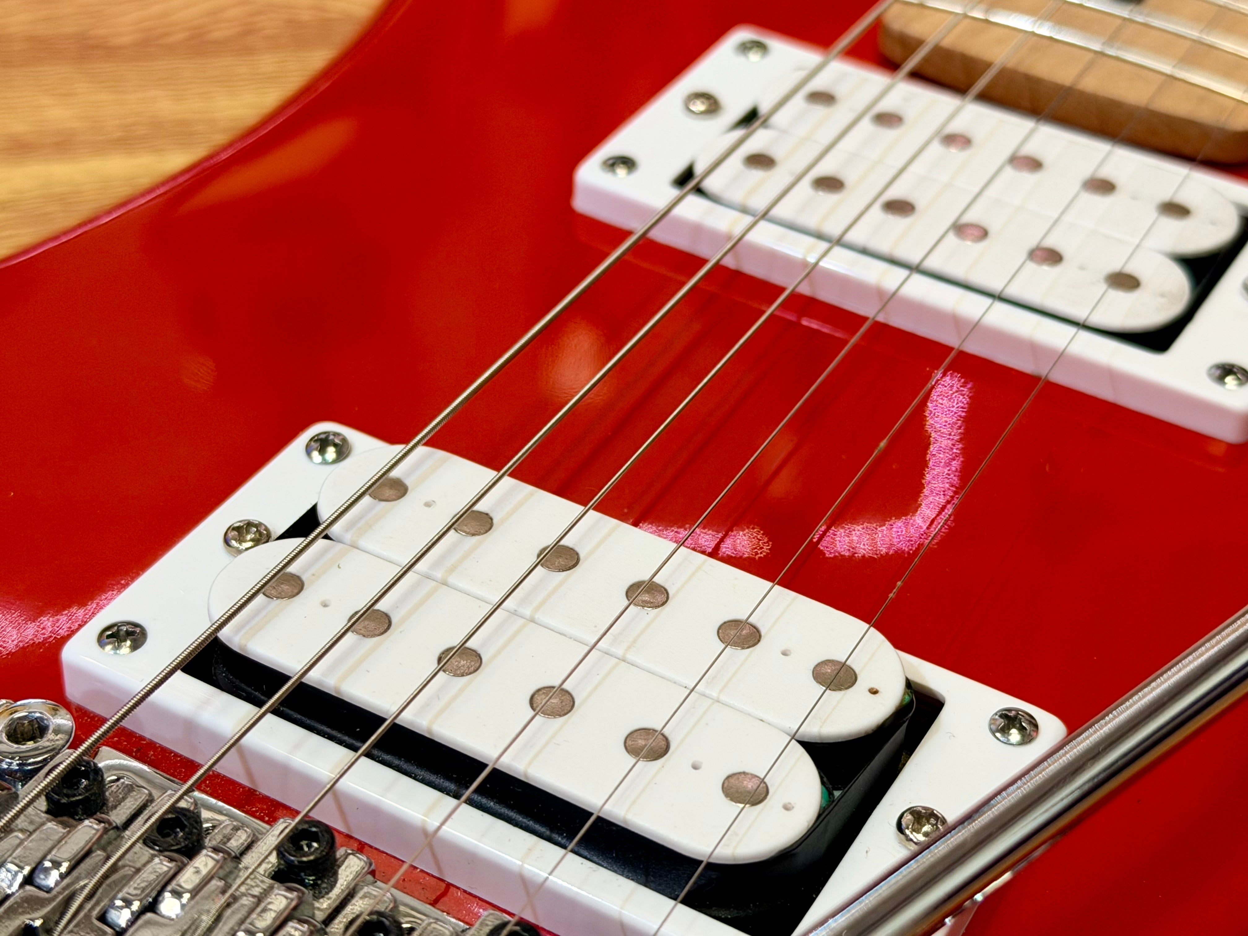 🔥2021🔥 Kramer Pacer Classic FR Special~ Scarlet Red Metallic~ Floyd Rose HH!