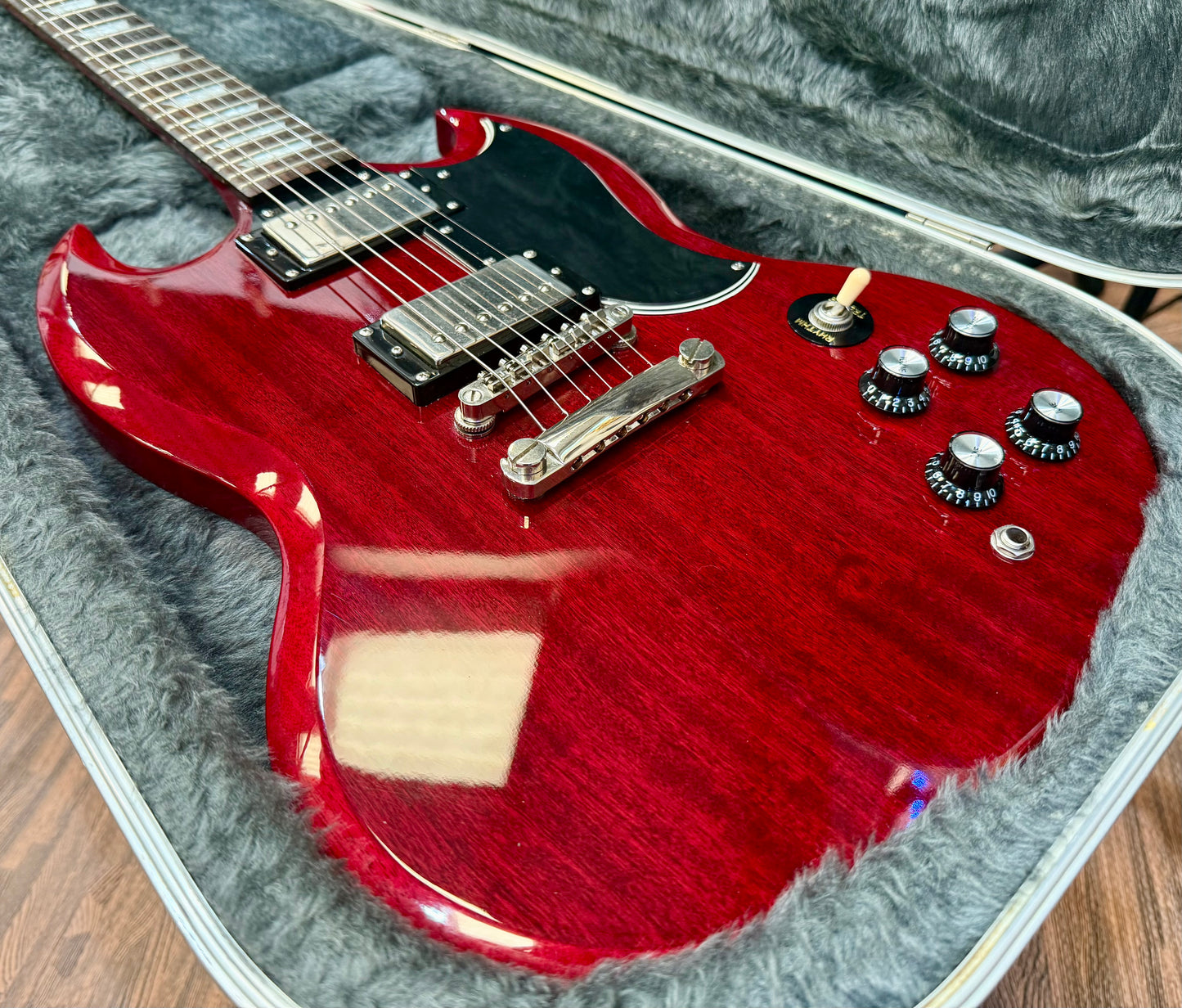 🍒2012🍒 Epiphone SG G-400 Pro~ Heritage Cherry Red + Hiscox Hard Case!