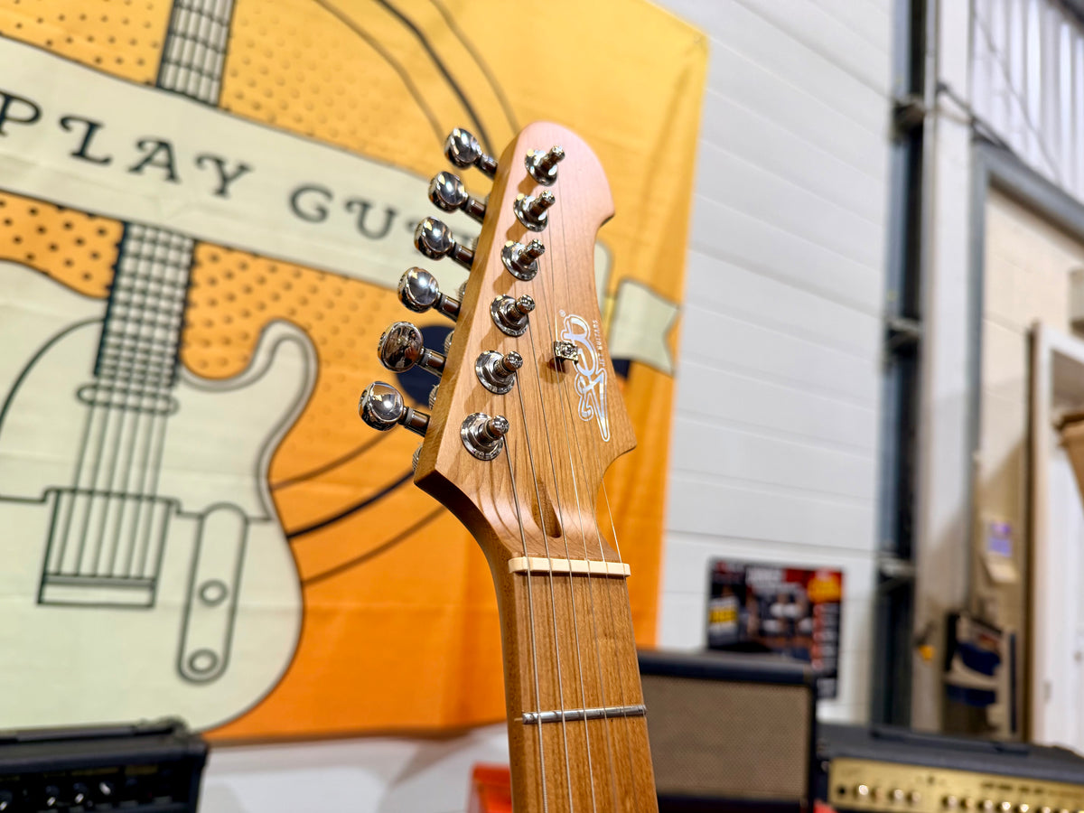 ⚡️NEW⚡️ JET JS-450 Flamed Ocean Blue Electric Guitar~ HSS Flame Top Strat~ 2026!