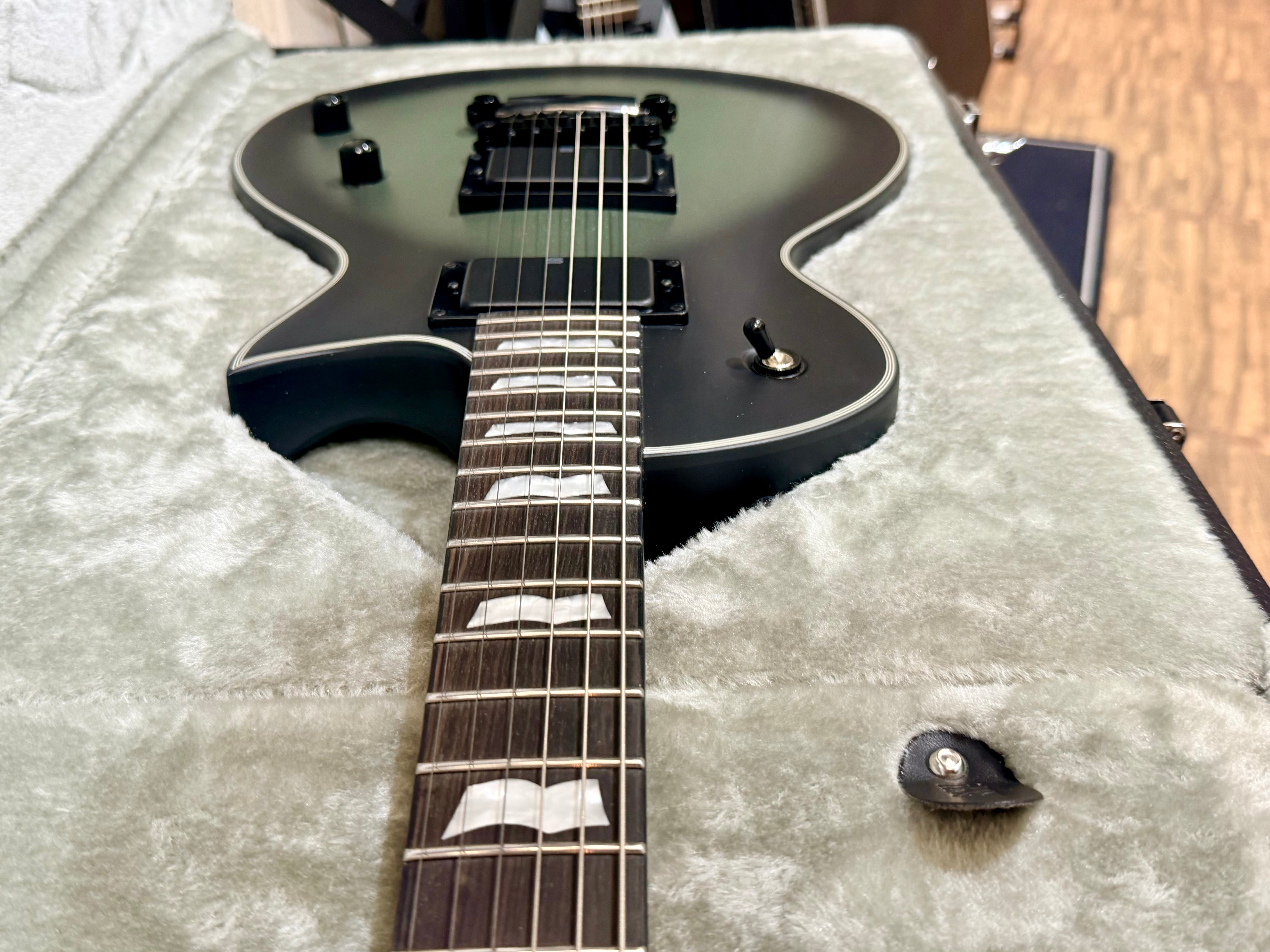 🔥MINT🔥 ESP LTD BK-600 Bill Kelliher Signature~ Military Green Sunburst Satin!