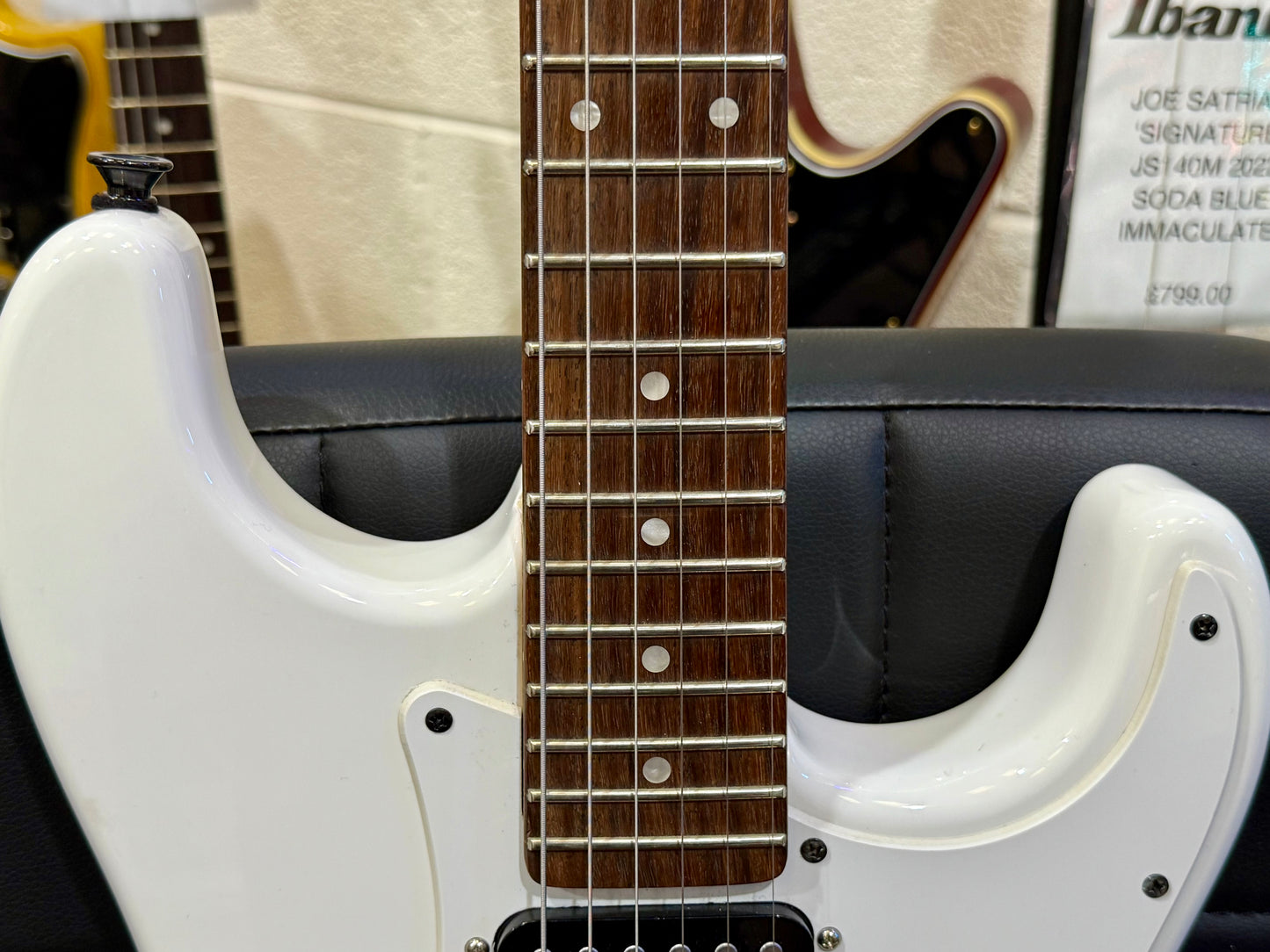 🔥MINT 2018🔥 Jackson Adrian Smith SDXM~ Snow White~ Iron Maiden Signature!