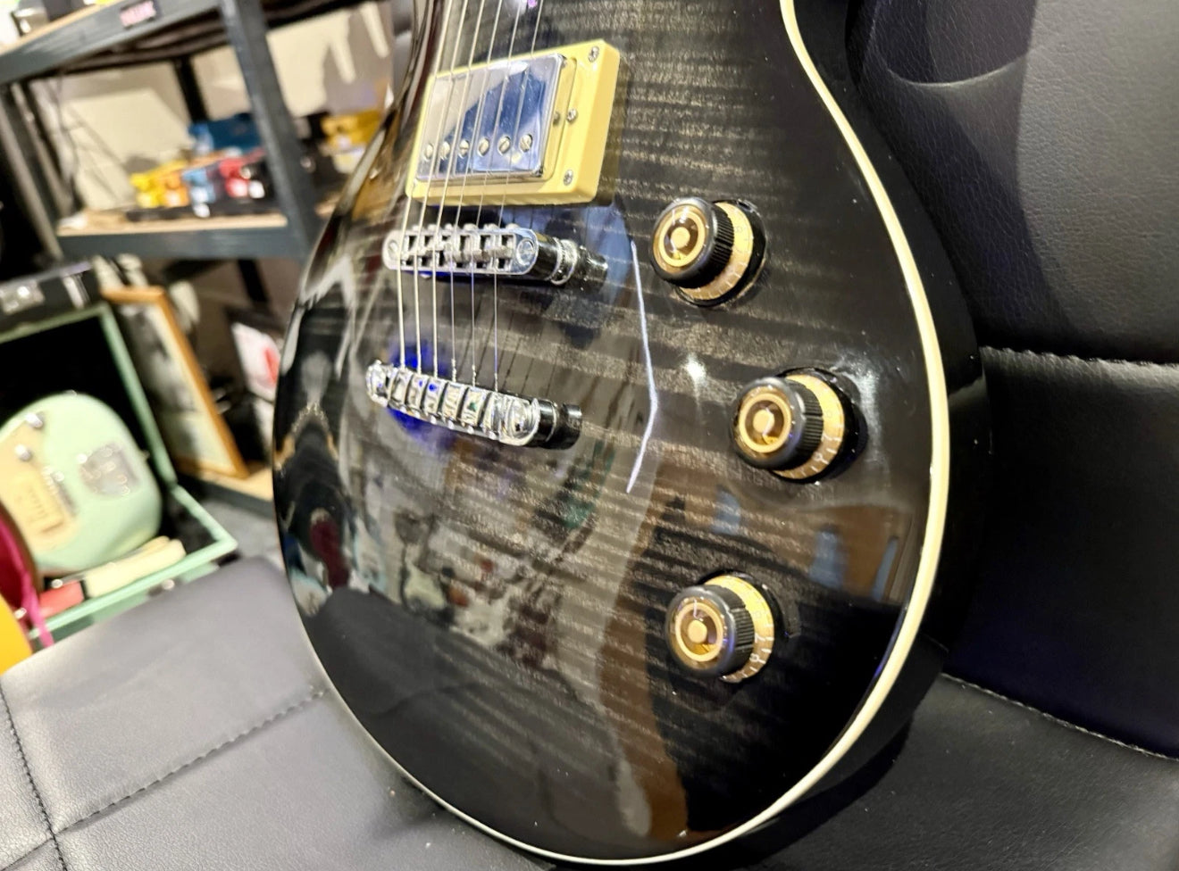 π₯2018π₯ Ibanez ARZ200FM~ Grey Burst Flamed Top~ Single cut Les Paul Shape!