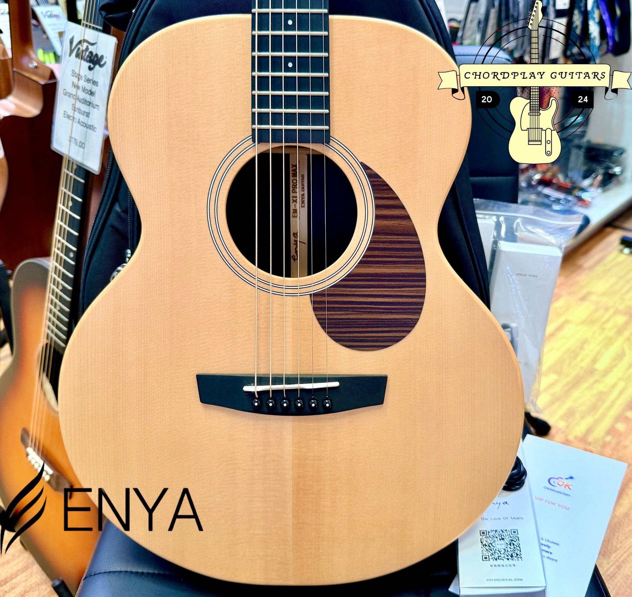 🔥2026 NEW🔥 Enya EM-X1 SP1 Pro Max 36” Electro Acoustic Mini Jumbo Smart Guitar