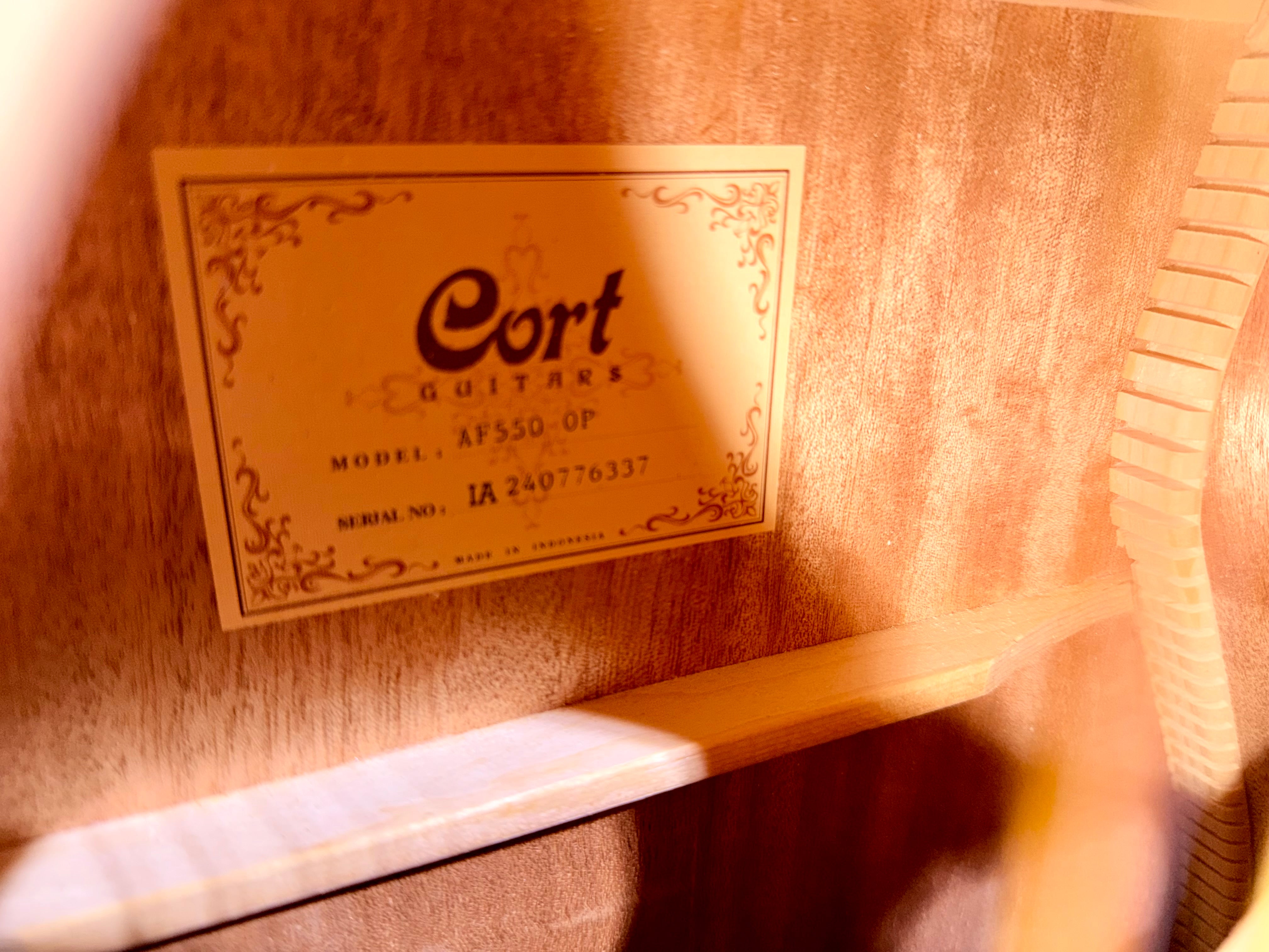 🎸NEW🎸 Cort AF550 OP~ Brand New Acoustic Guitar~ Open Pore Finish~ Concert Style