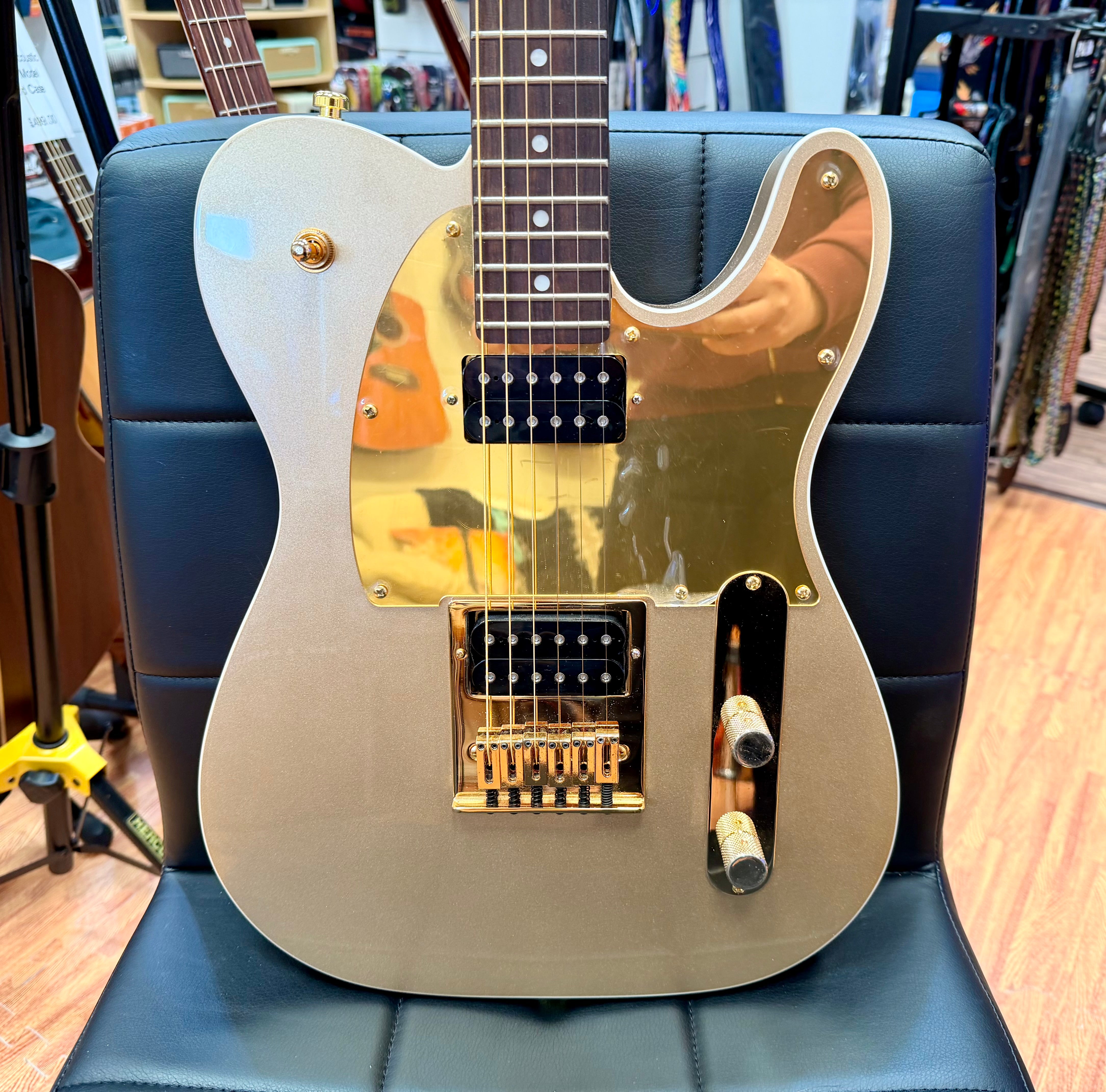 ✨MINT✨ Fender Squier John 5 Signature Artist Series Telecaster~ Frost Gold~ 2020