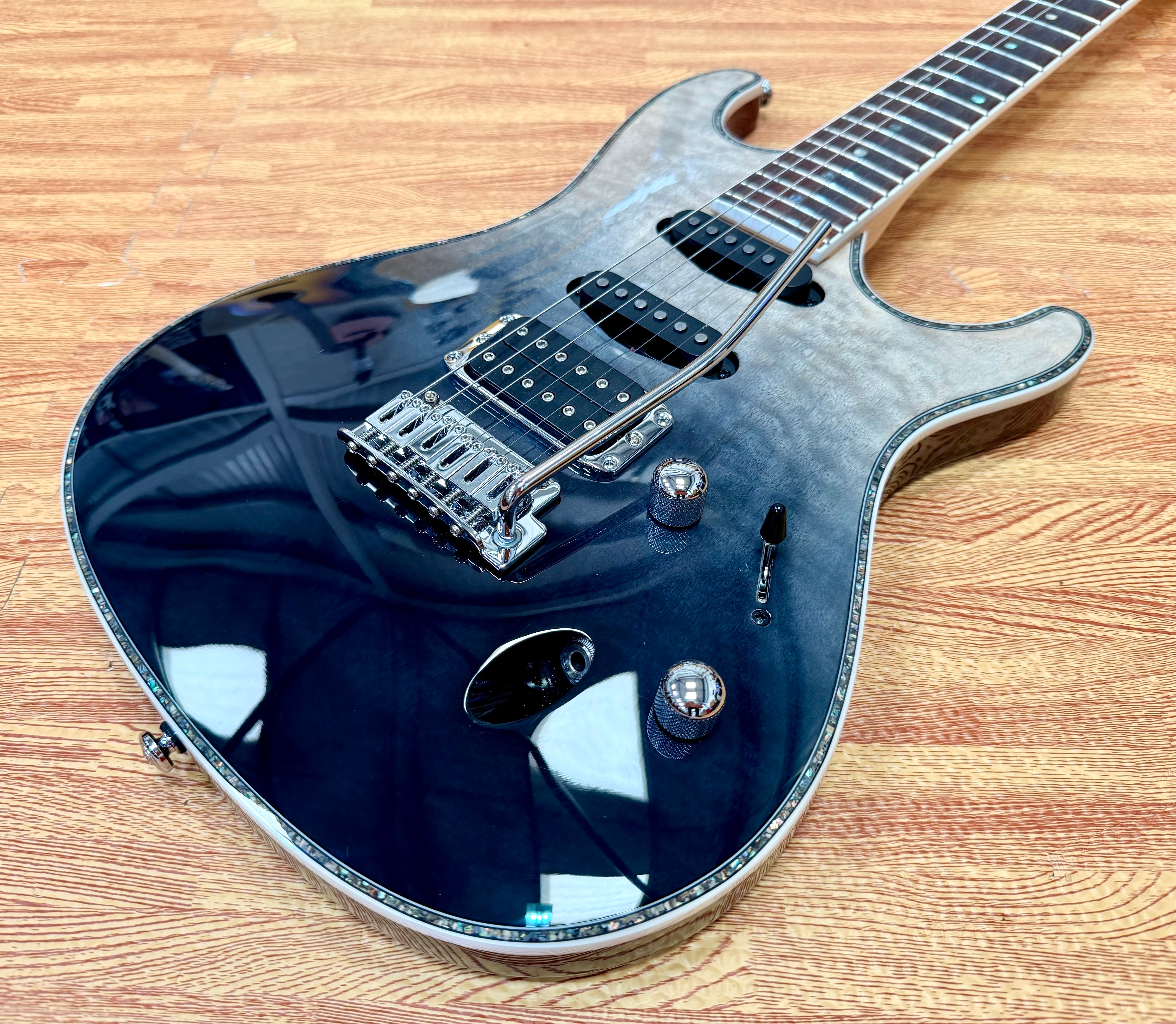 🔥2024🔥 Ibanez SA360NQM Black Mirage Gradation HSS Electric Guitar~ MINT!