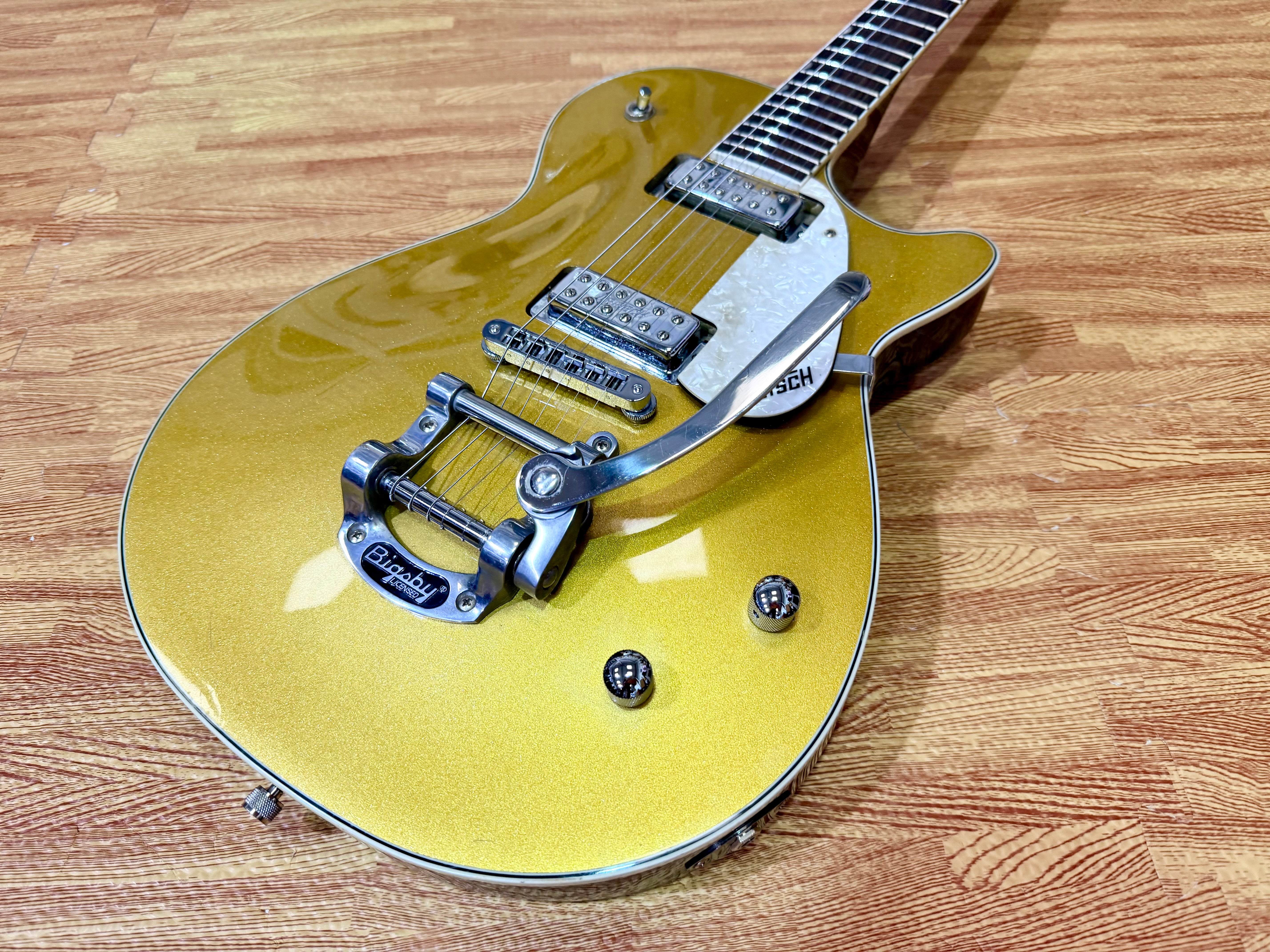 ✨2008✨ Gretsch G5235T Electromatic Pro Jet Bigsby~ Gold Sparkle Anniversary!