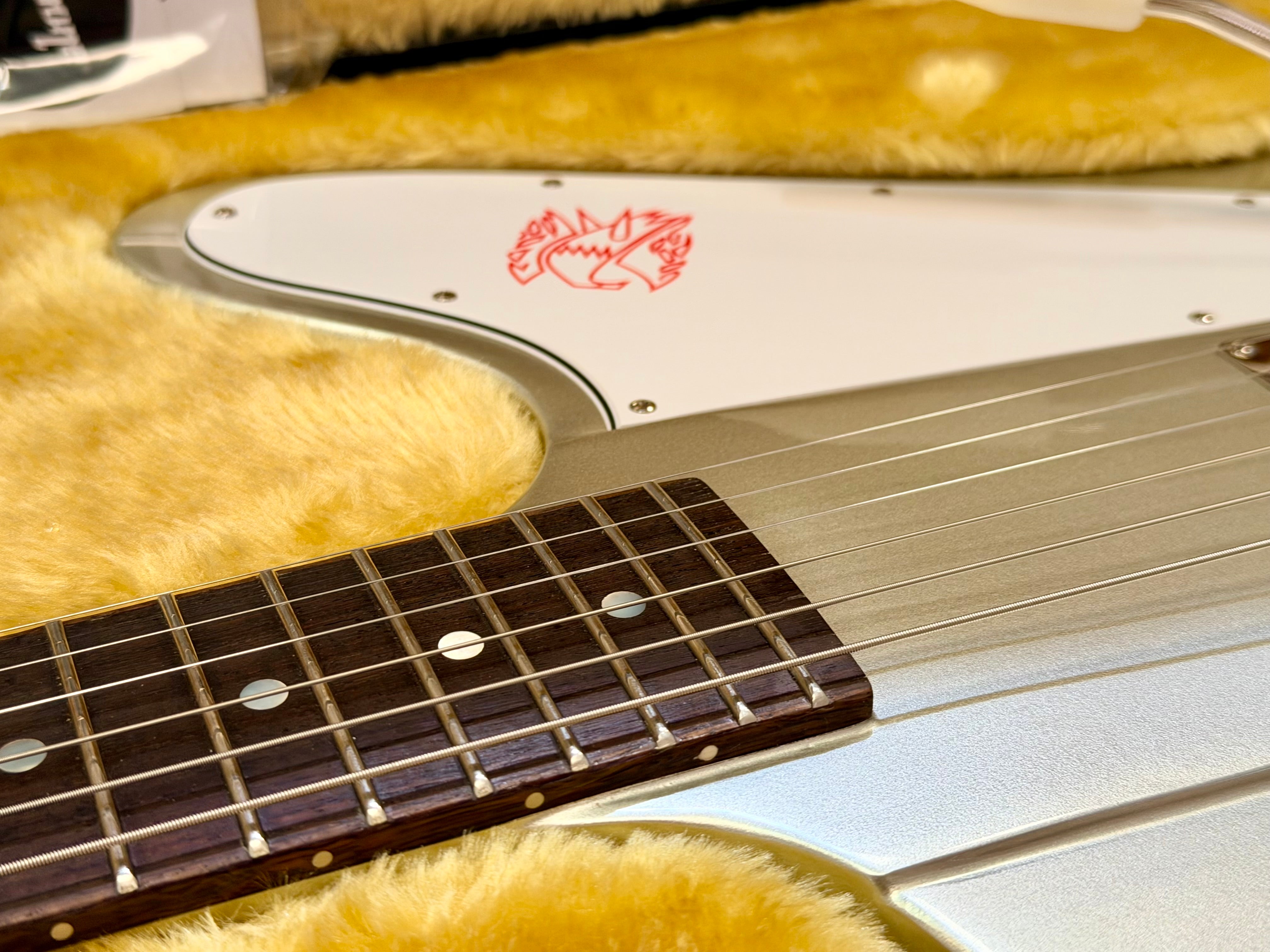 ✨2024✨ Epiphone Inspired By Gibson Custom 1963 Firebird I Silver Mist~ Maestro