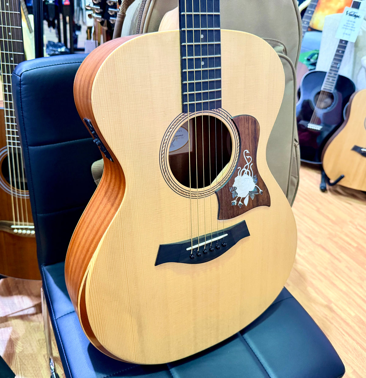 2019 Taylor Academy 12e Grand Concert Electro-Acoustic Guitar~ Natural + GigBag