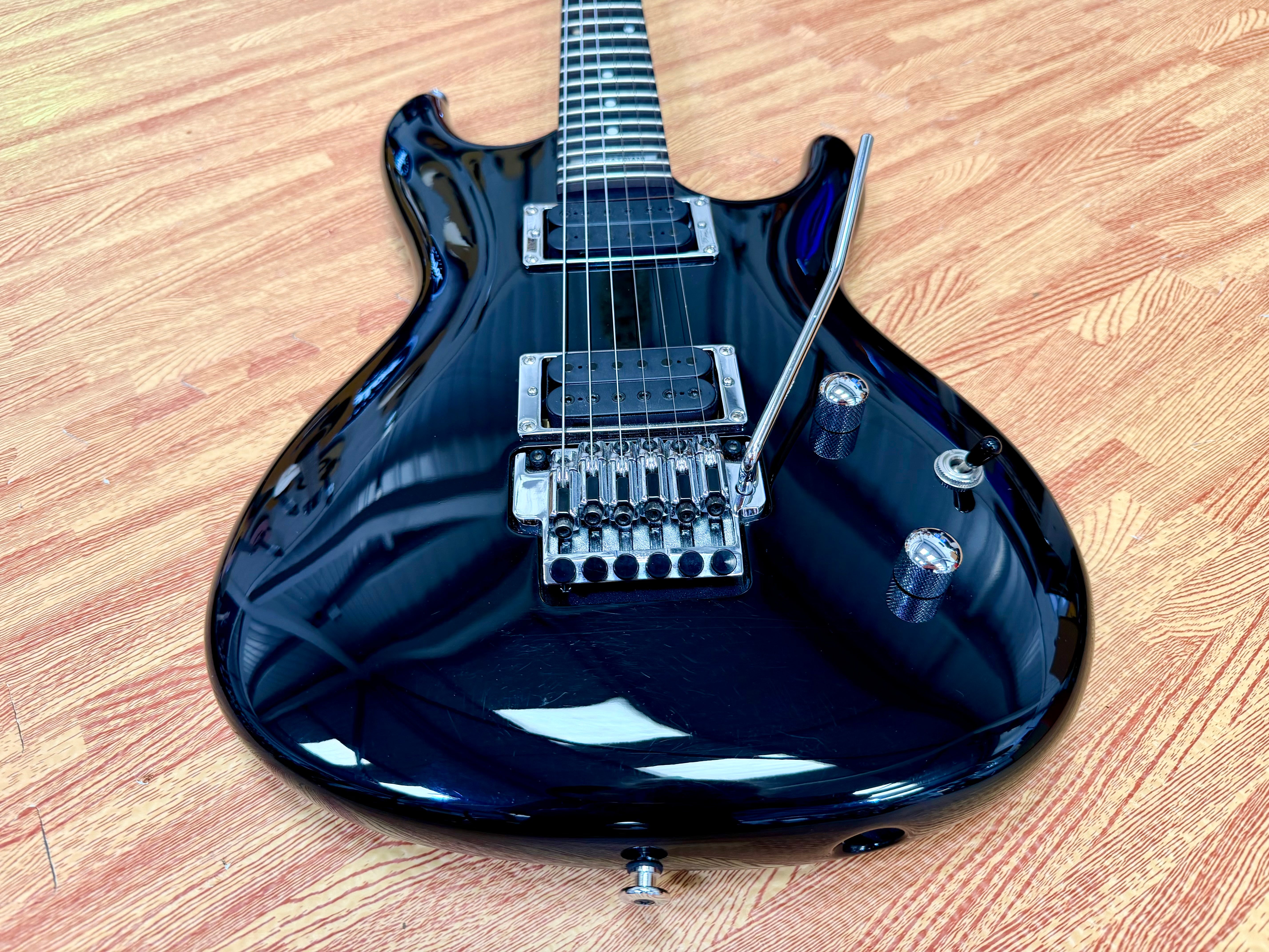 π₯2004π₯ Ibanez JS100 Joe Satriani Signature~ Black MIK Korea Electric Guitar!