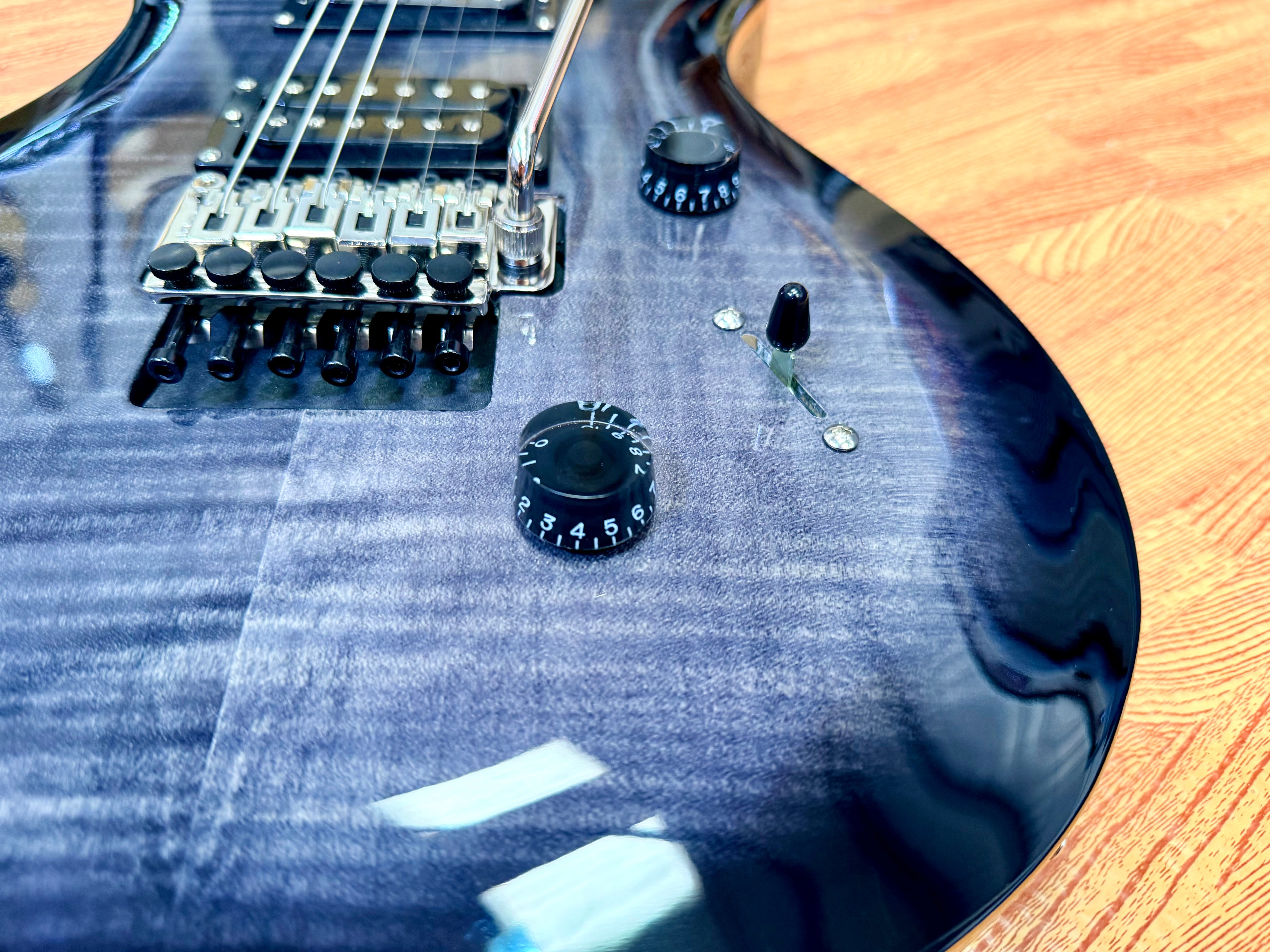 🔥2022🔥 PRS SE Custom 24 Floyd Rose~ Charcoal Burst~ Gig Bag~ Mint Condition!