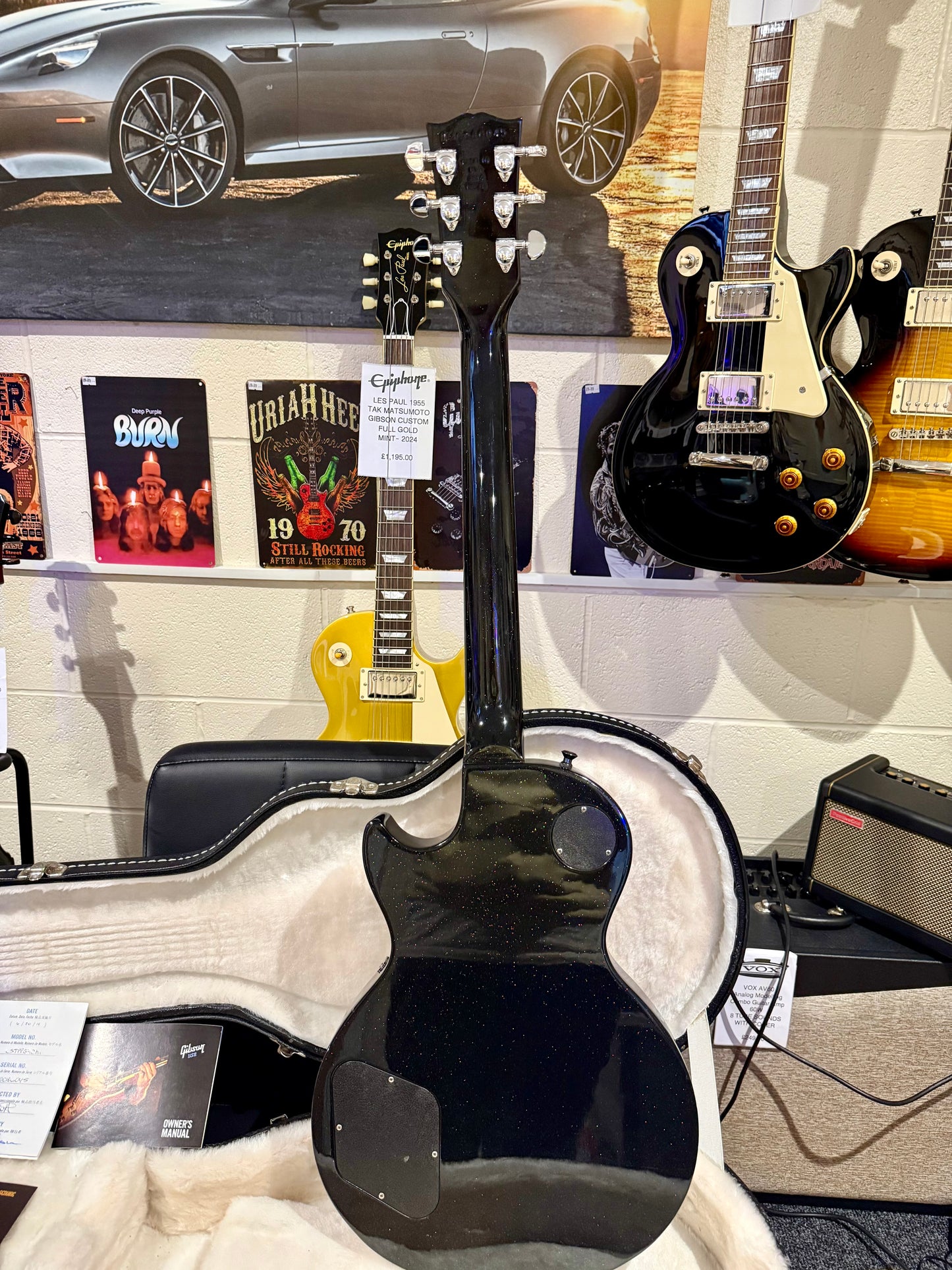 ✨120th ANNIVERSARY ✨ Gibson Les Paul Studio Pro Graphite Pearl Sparkle~USA 2014