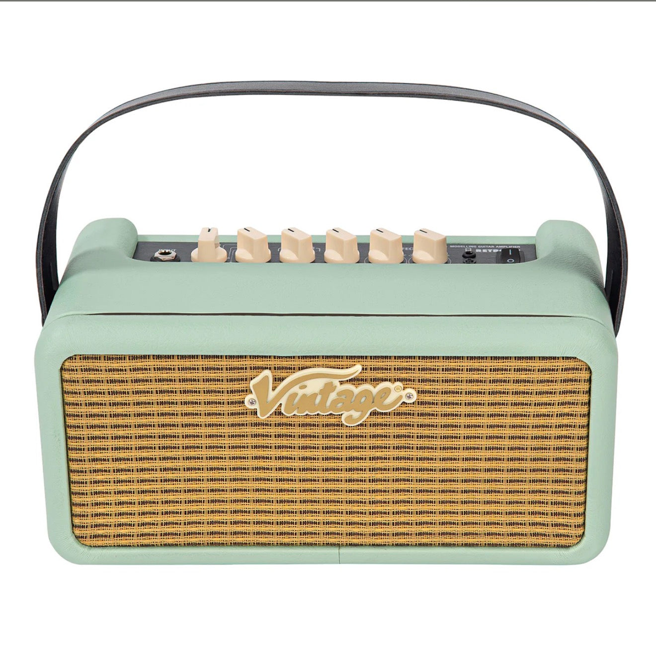 🔥NEW🔥 Vintage Retro 15w Guitar Amplifier with DSP ~ Mint Green