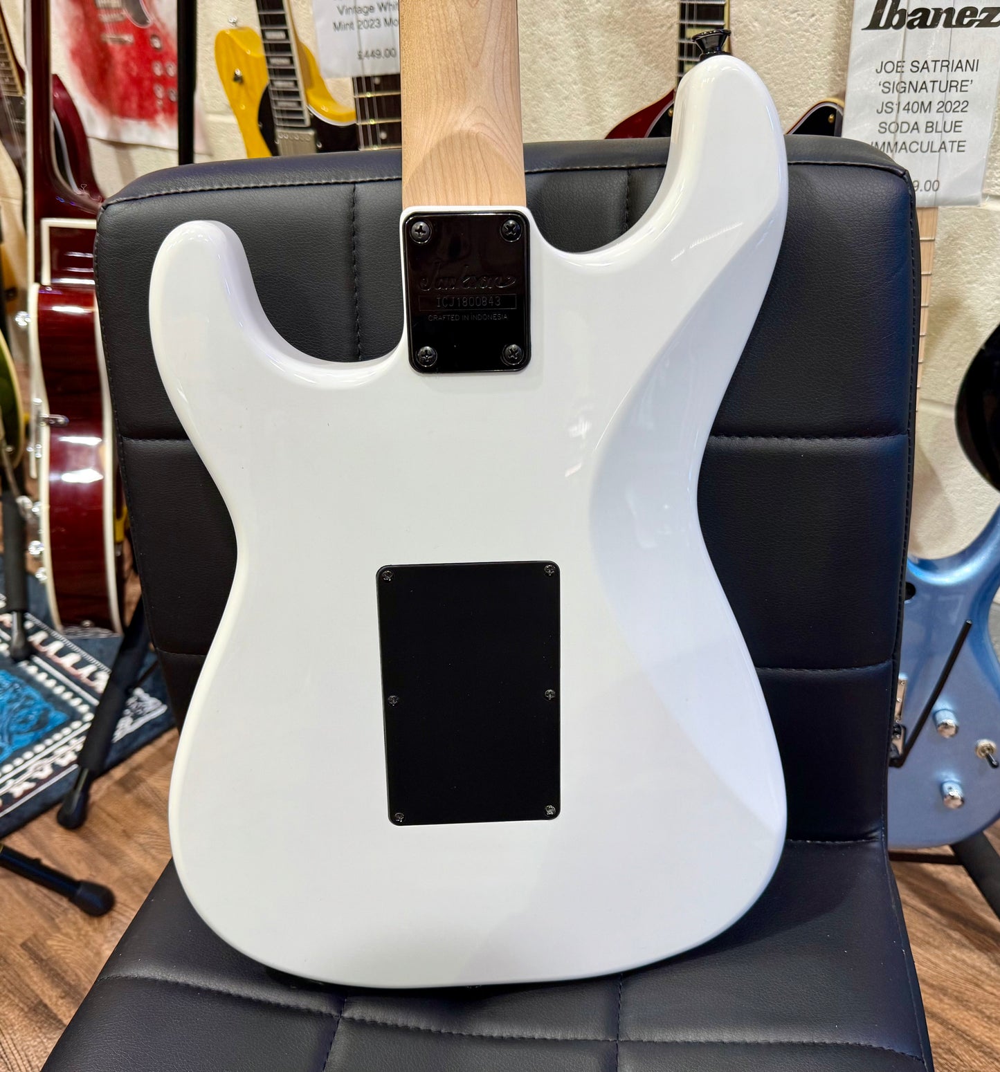 🔥MINT 2018🔥 Jackson Adrian Smith SDXM~ Snow White~ Iron Maiden Signature!