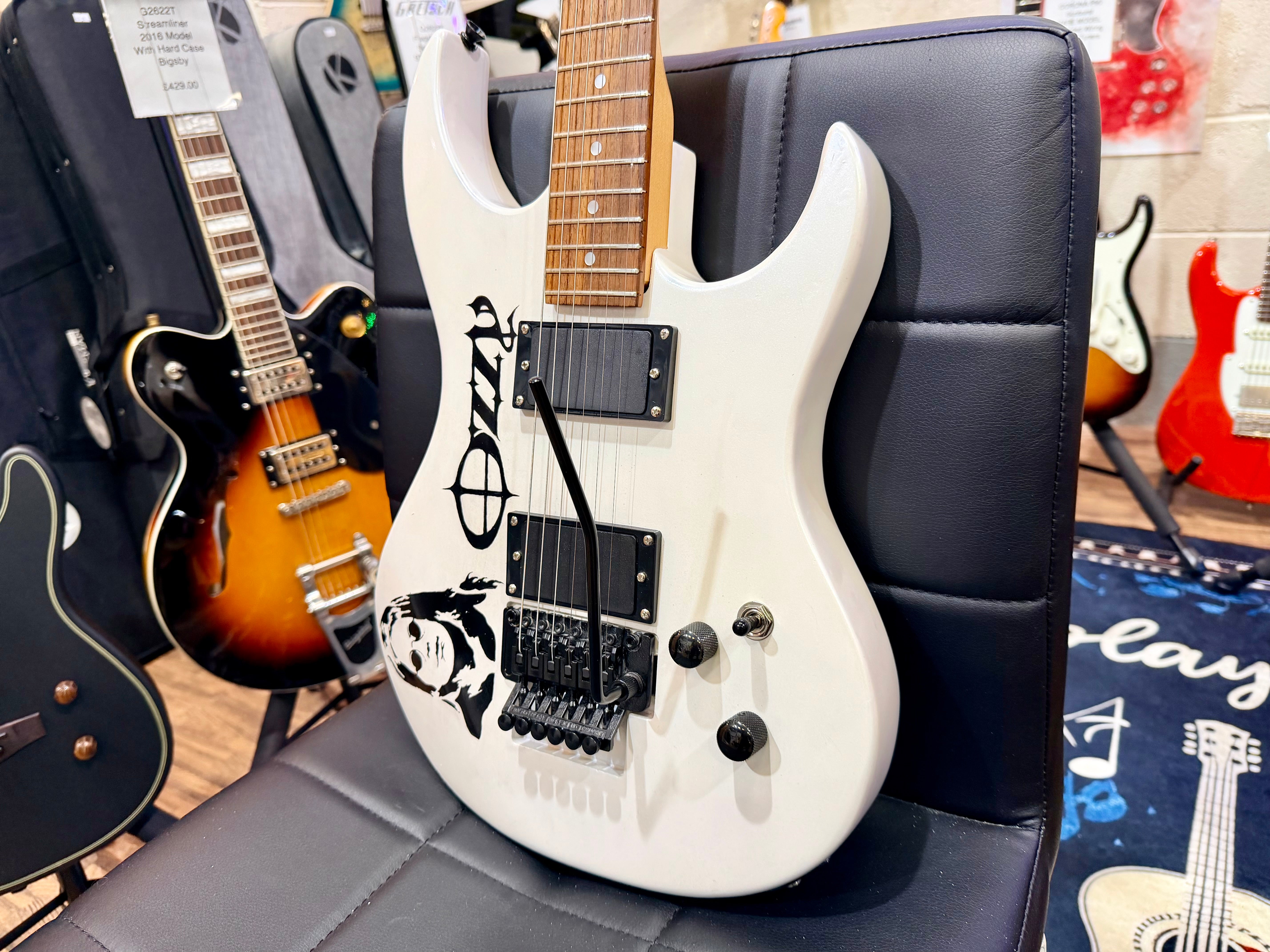 🔥 80s Aria Pro II Excel Superstrat~ Custom Ozzy Osbourne Tribute~ Floyd Rose 🔥