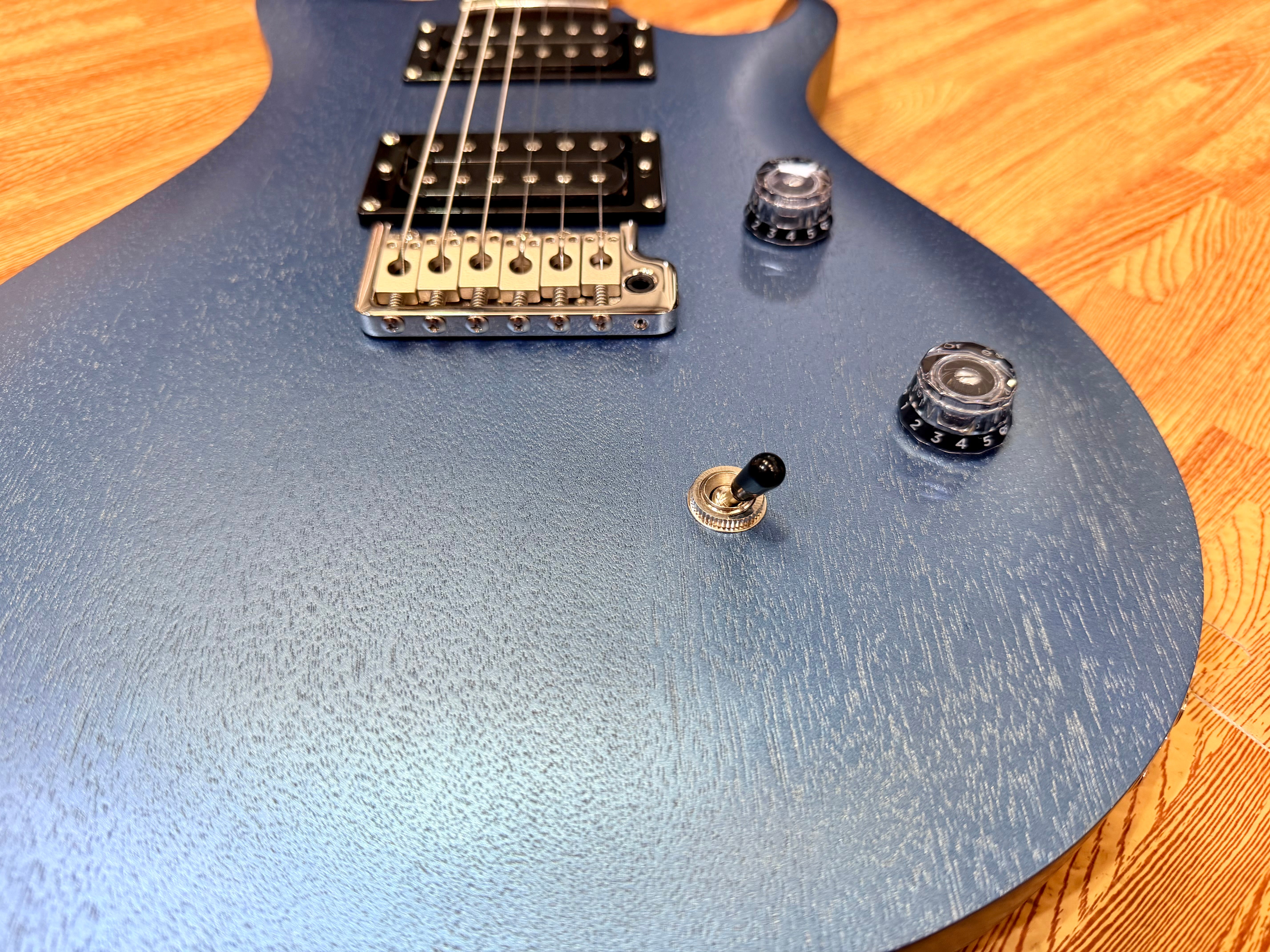 🔥EX-DEMO🔥 PRS SE CE24 Standard Satin Ice Blue Metallic + PRS Gig Bag!