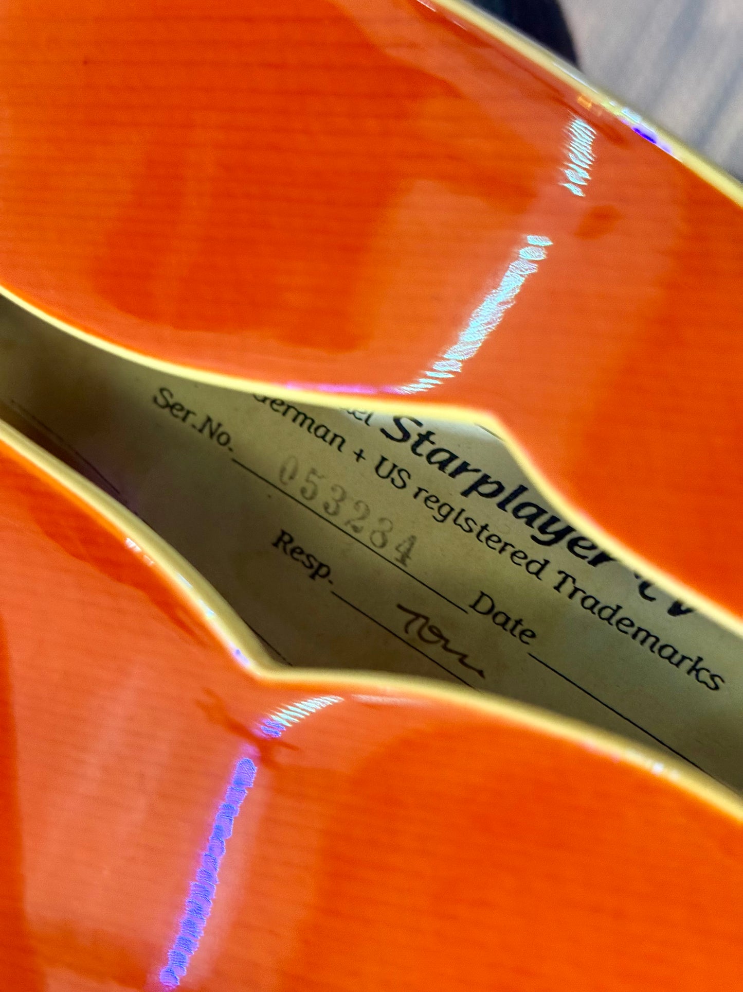 🔥2005🔥 Duesenberg Starplayer TV~ Vintage Orange Semi-Hollow~ Cherished + Case!