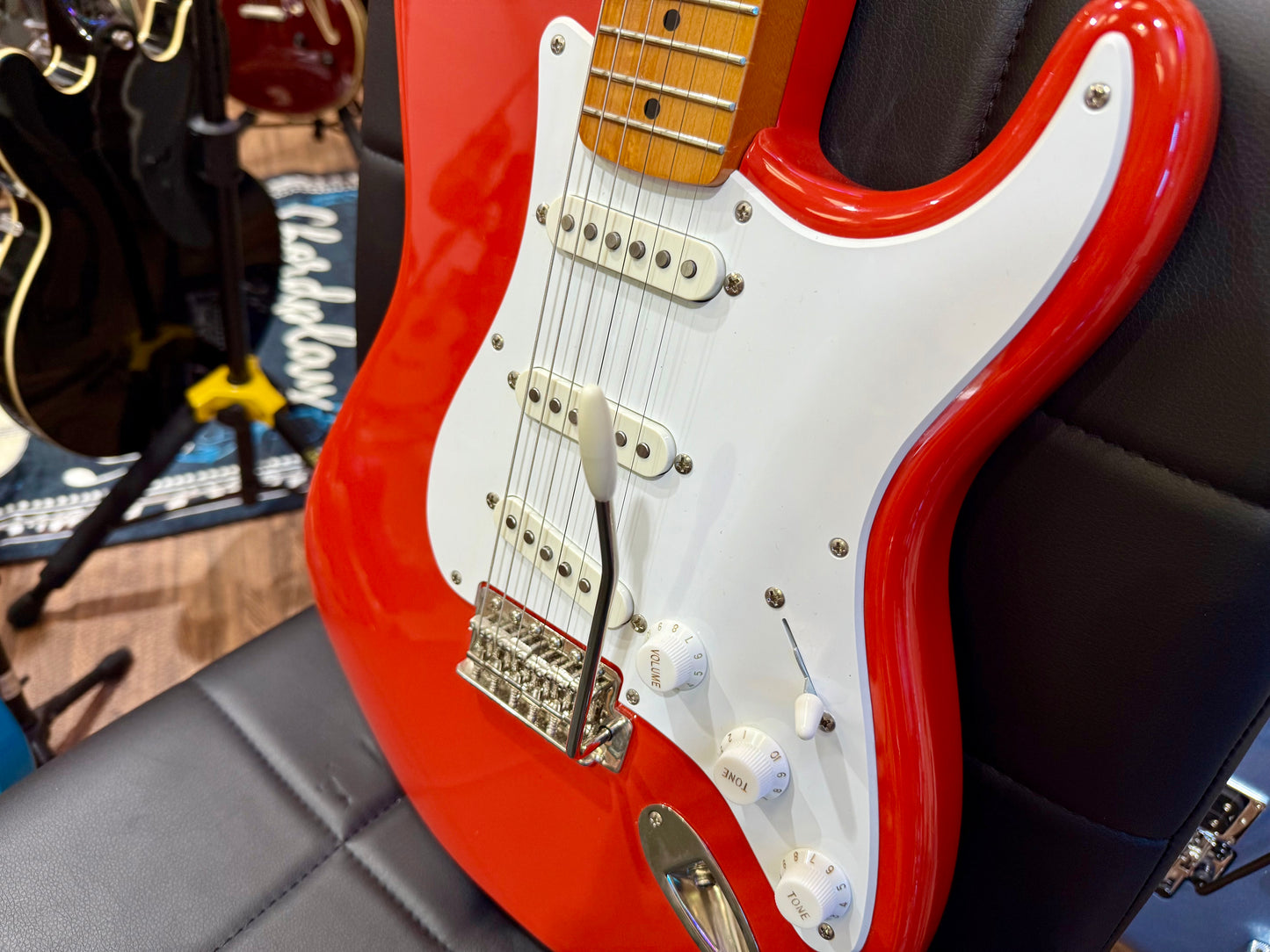 🌟2023🌟 Fender Squier Classic Vibe 50s Stratocaster~ Fiesta Red~ Maple Neck!