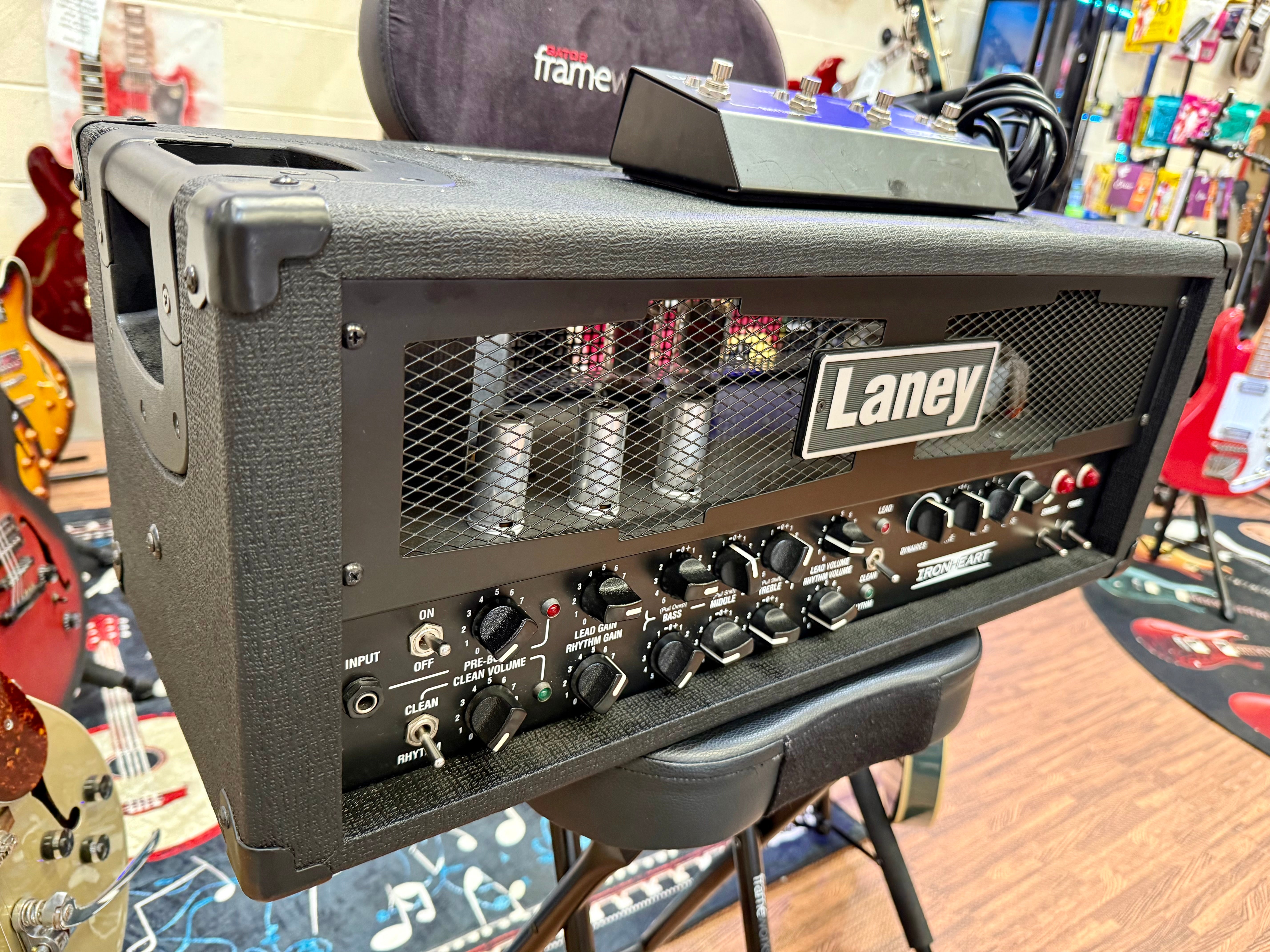 🔥 Laney Ironheart Series IRT60H All-Tube Guitar Amplifier Head~ 60W + Switch 🔥