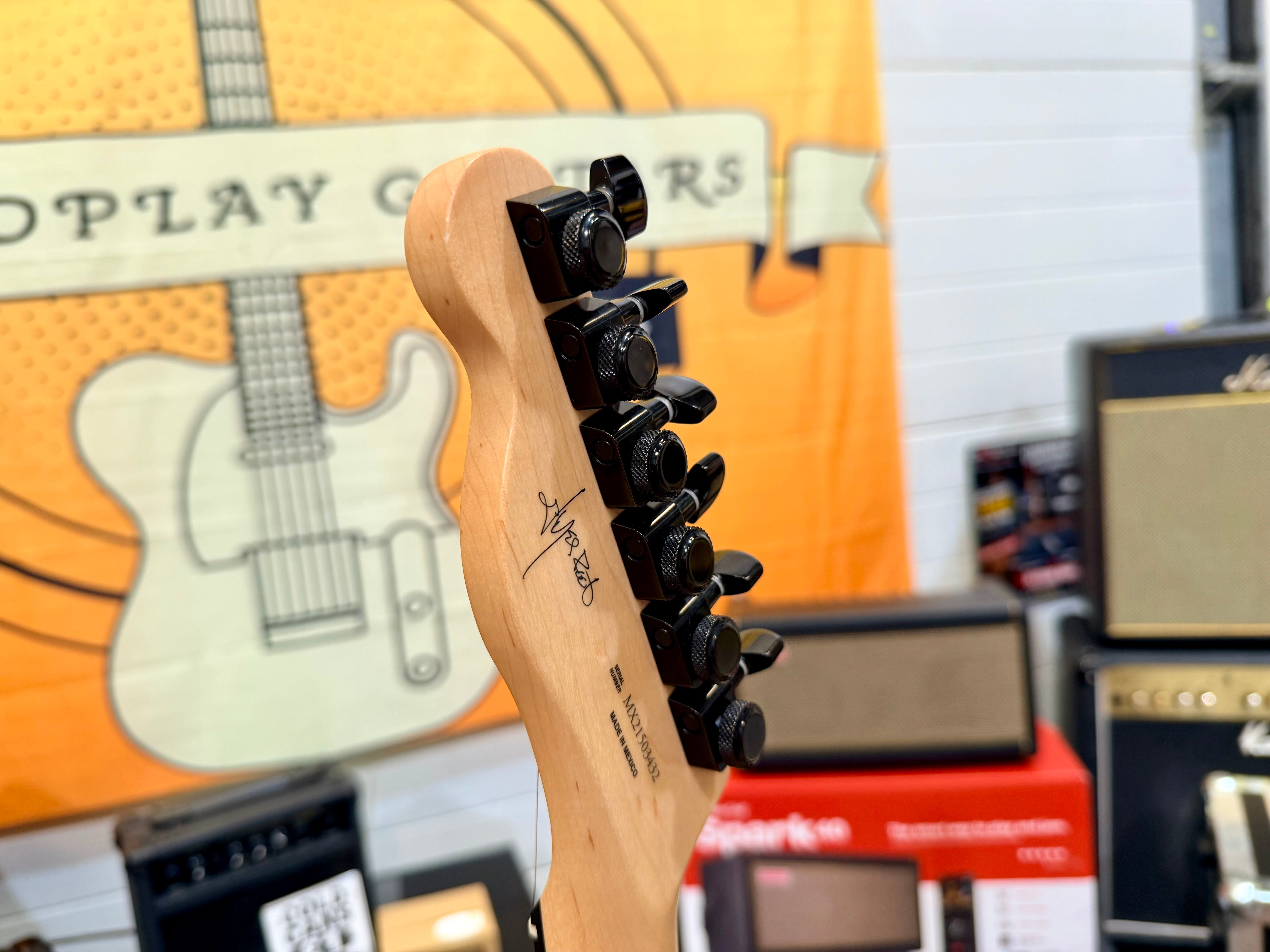 🔥 Fender Jim Root Telecaster~ Black Ebony~ EMG 81/60~ 2021 Neck & 2015 Body 🔥