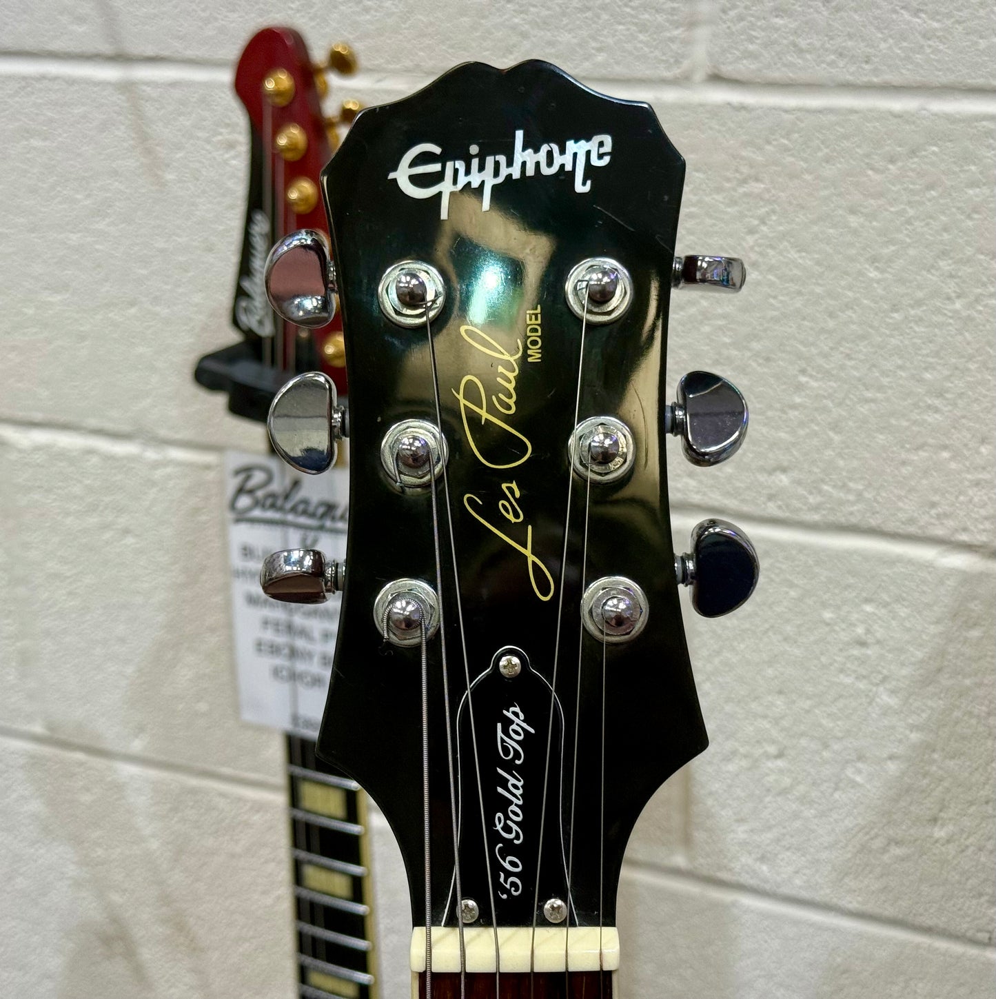 π2006π Epiphone '56 Les Paul Gold Top~ P-90 Pickups~ Electric Guitar~ Lovely!