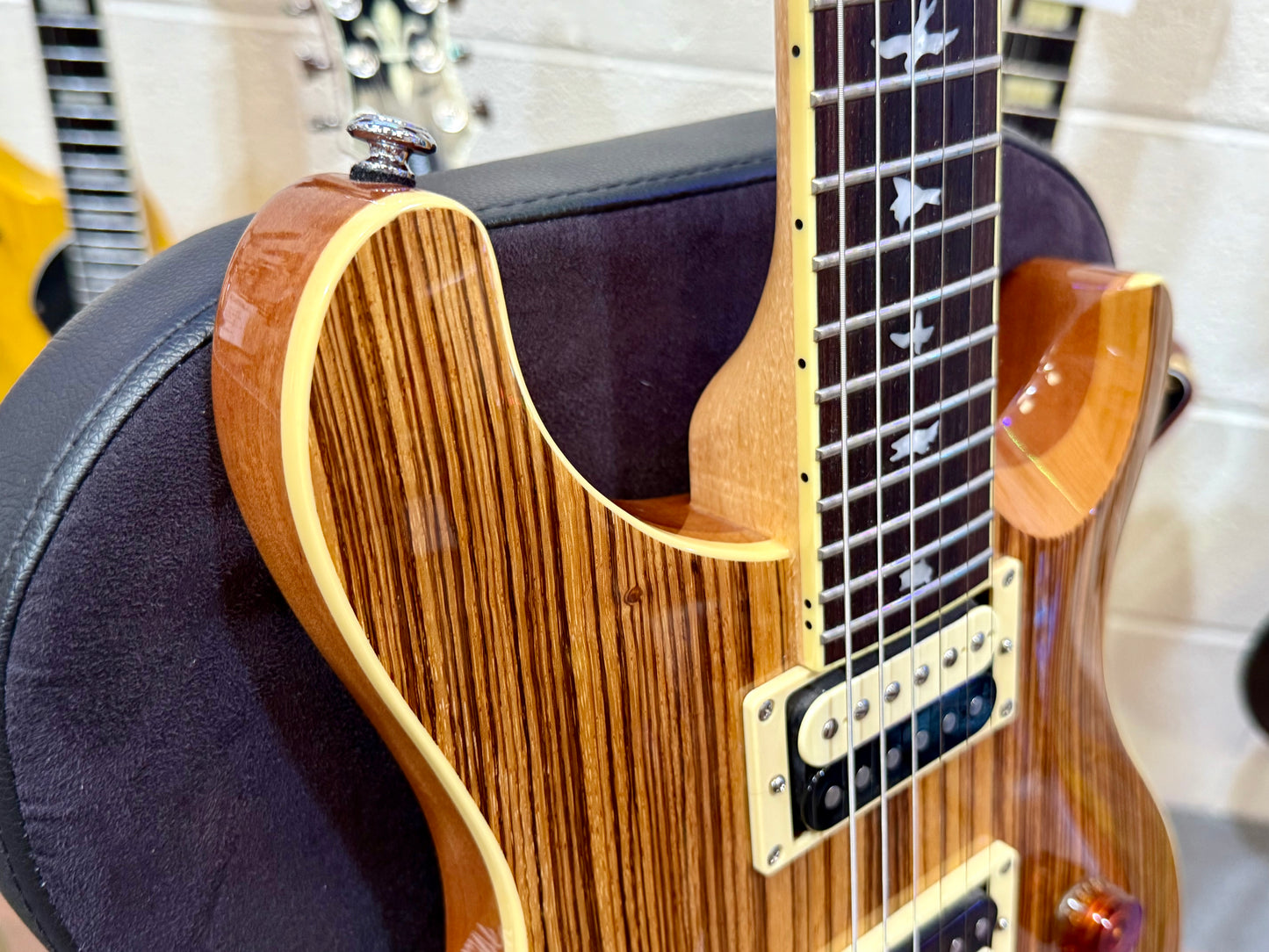 🦓 ZEBRAWOOD LTD EDITION 🦓 PRS SE Custom 24 Exotic~ 2017 Rare Finish~ Coil Tap!