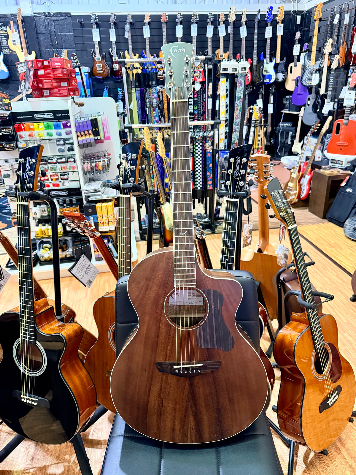 Faith Nexus Neptune FPNCECF Electro Acoustic Guitar Coffee Brown~ All Solid