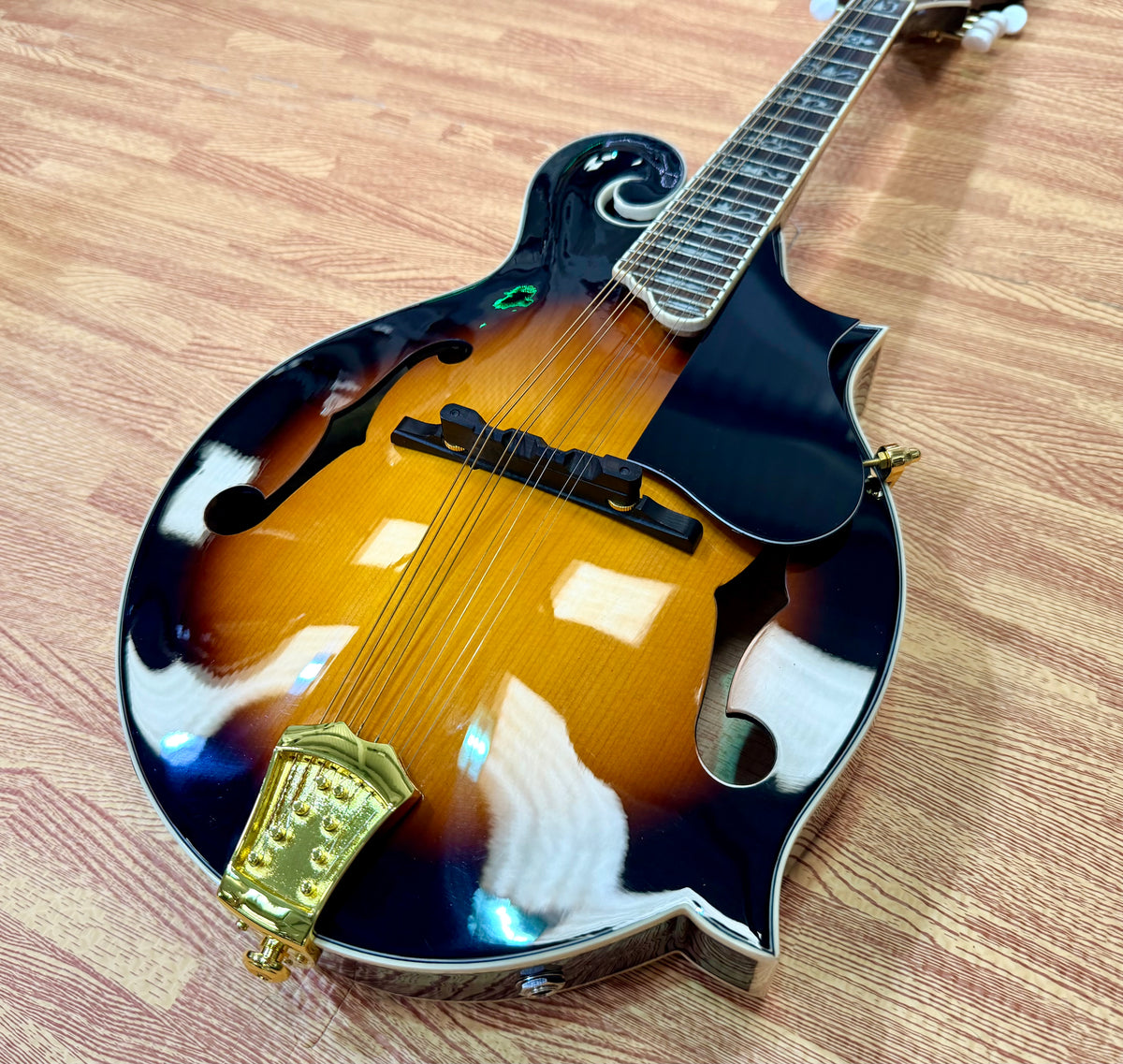 ✨MINT✨ Ozark 2255E F-Style Electro Acoustic Mandolin~ Sunburst + Gig Bag!