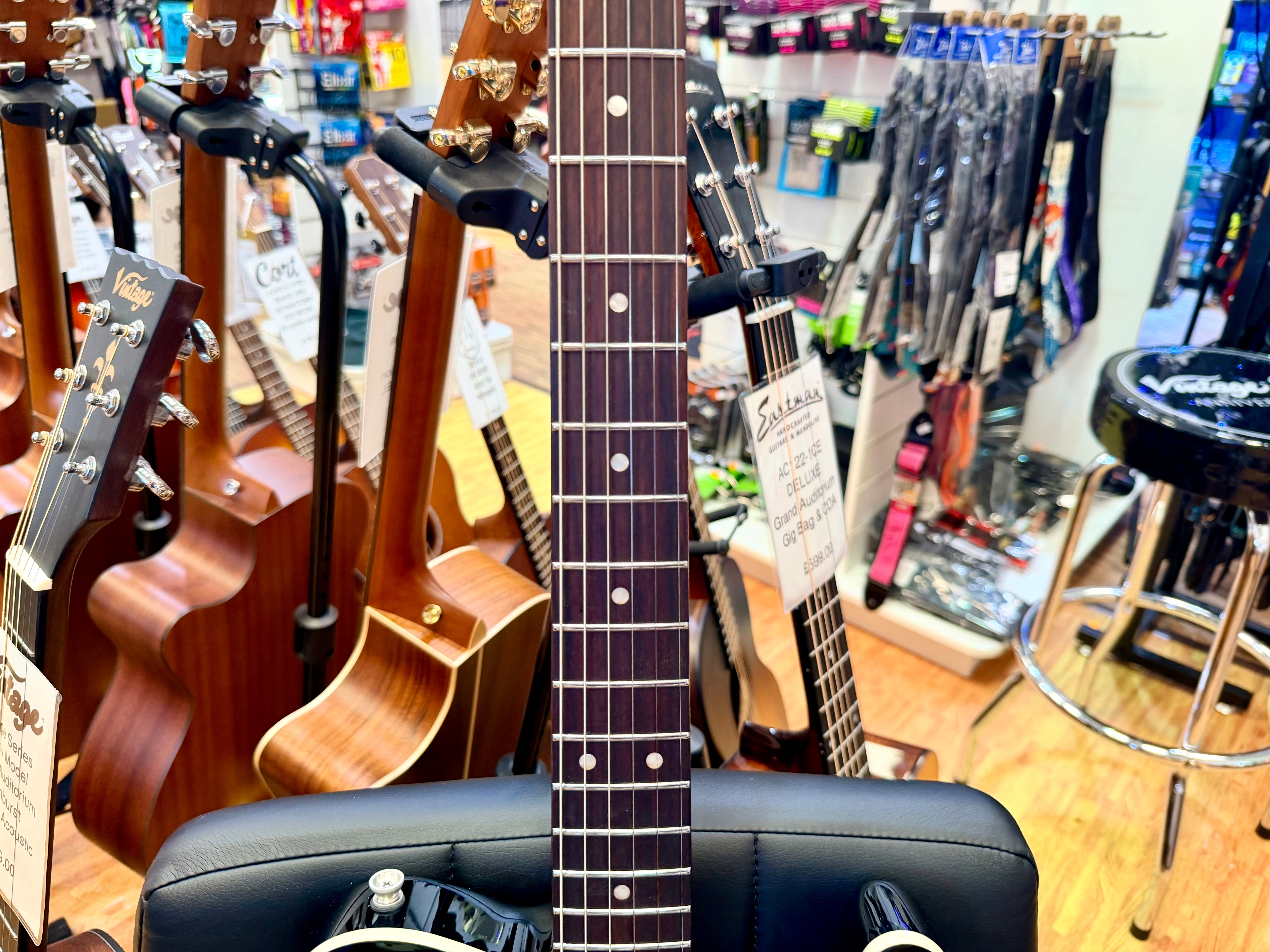 ⚡️NEW⚡️ JET JT-350 Black Electric Guitar~ Roasted Maple~ Telecaster Style~ 2026!