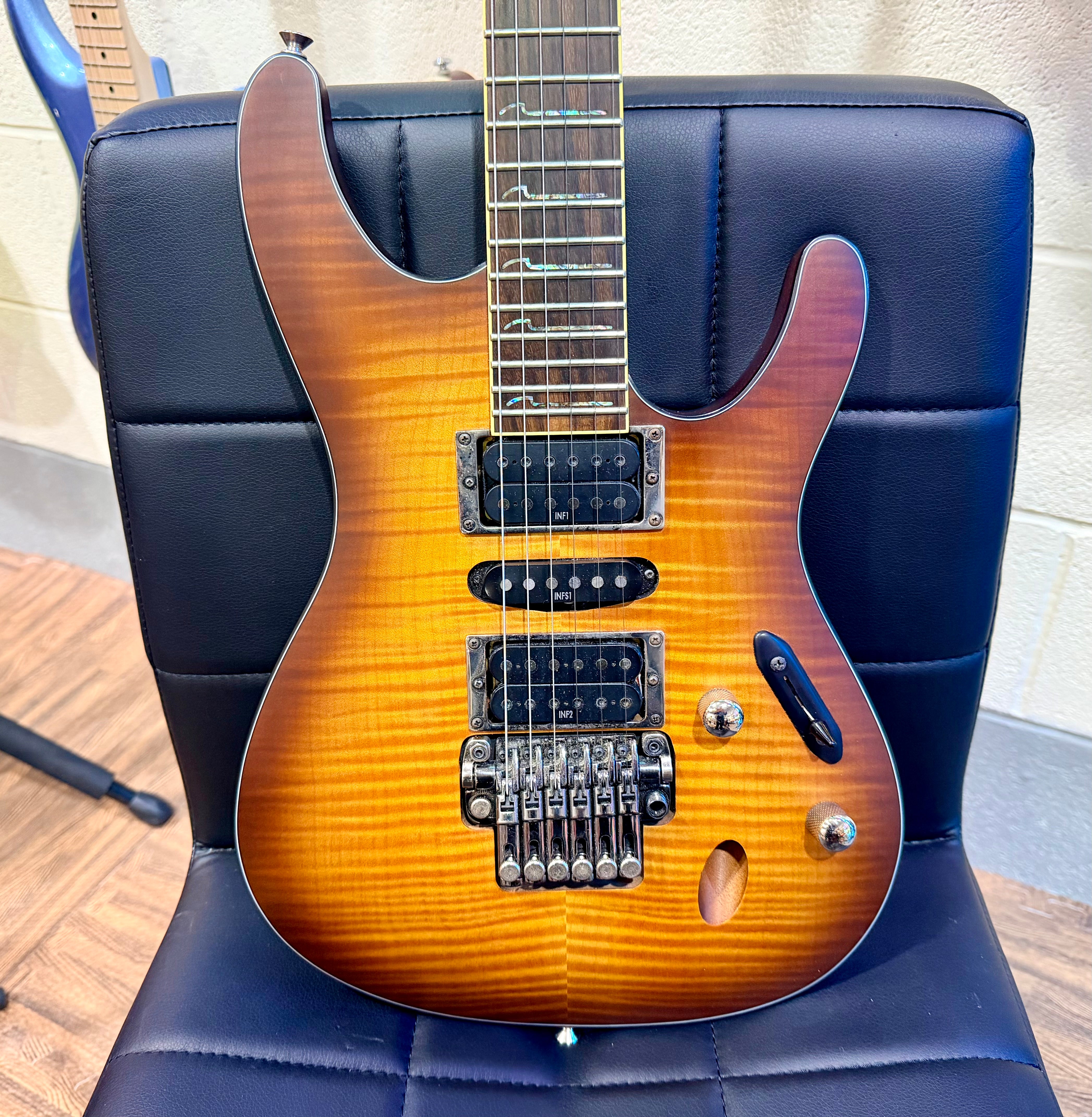 🔥2011🔥 Ibanez S770FM S Series Electric Guitar~ Antique Flat~ ZR Tremolo!