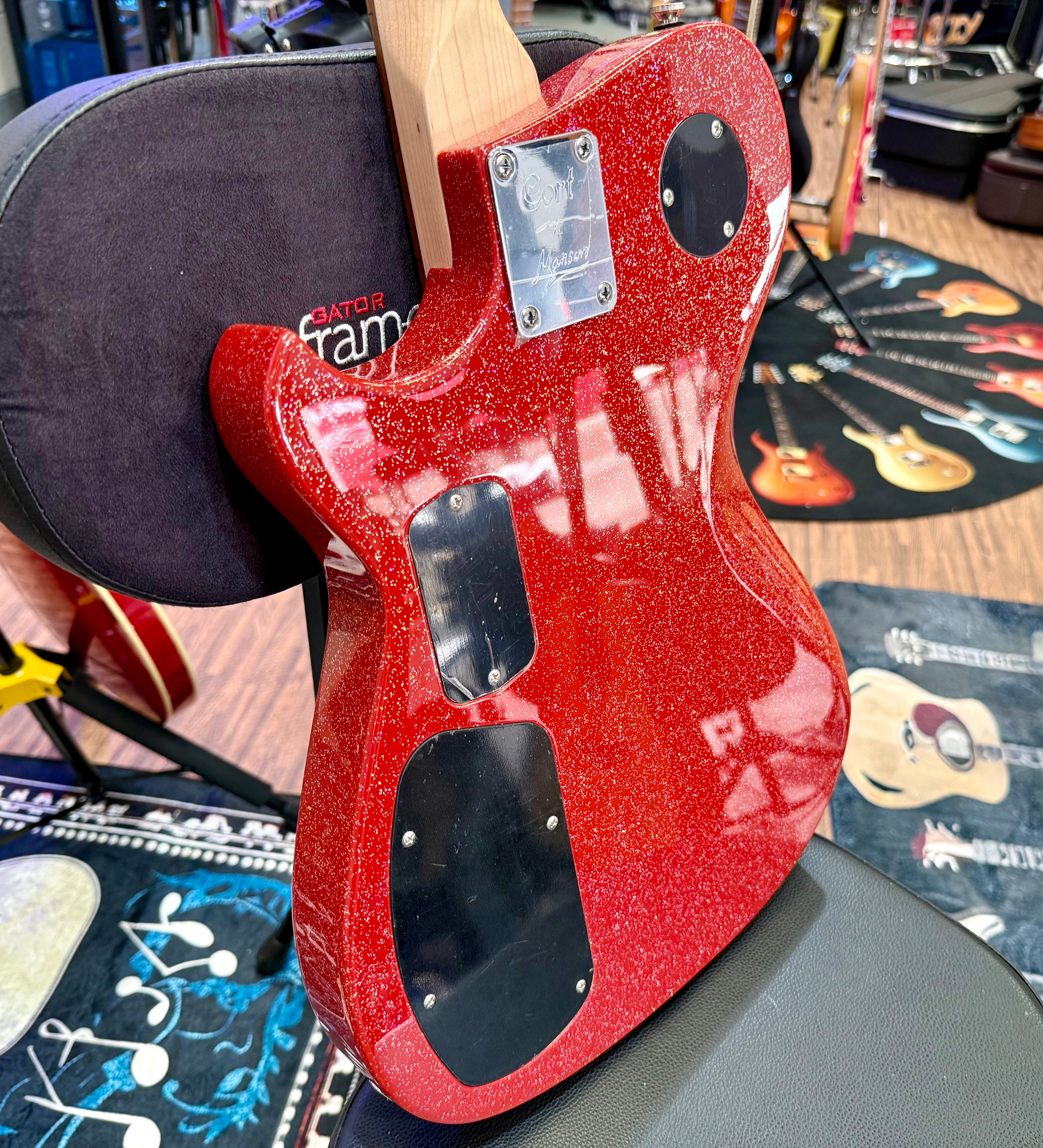 🔥NEW RELEASE🔥 Manson Meta Series Matt Bellamy MBM-2H Sustainiac~ Red Sparkle!