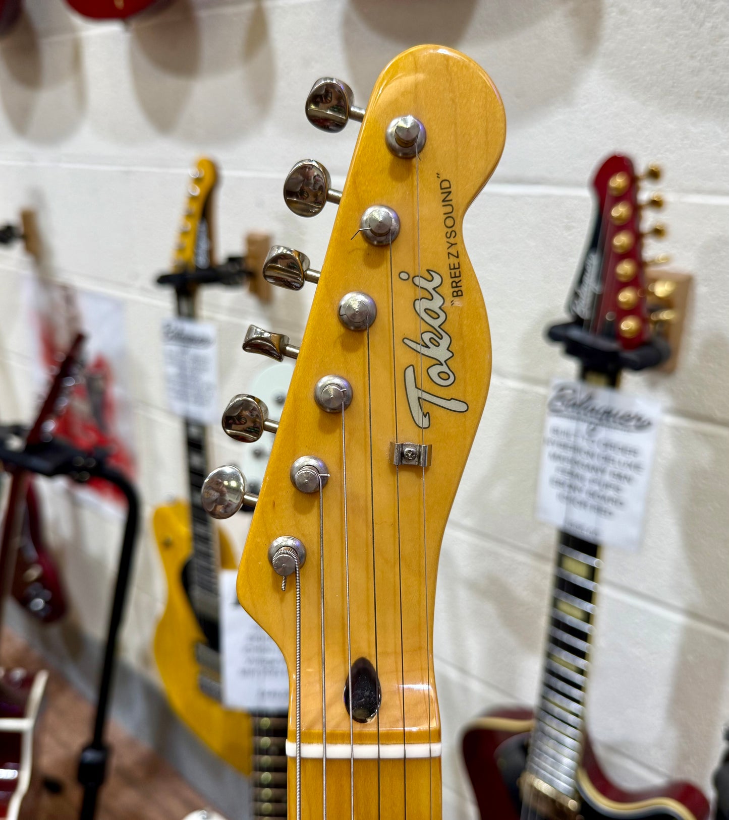 ๐2016๐ Tokai Breezysound ATE60 TL Thinline Telecaster~ Butterscotch + Case!