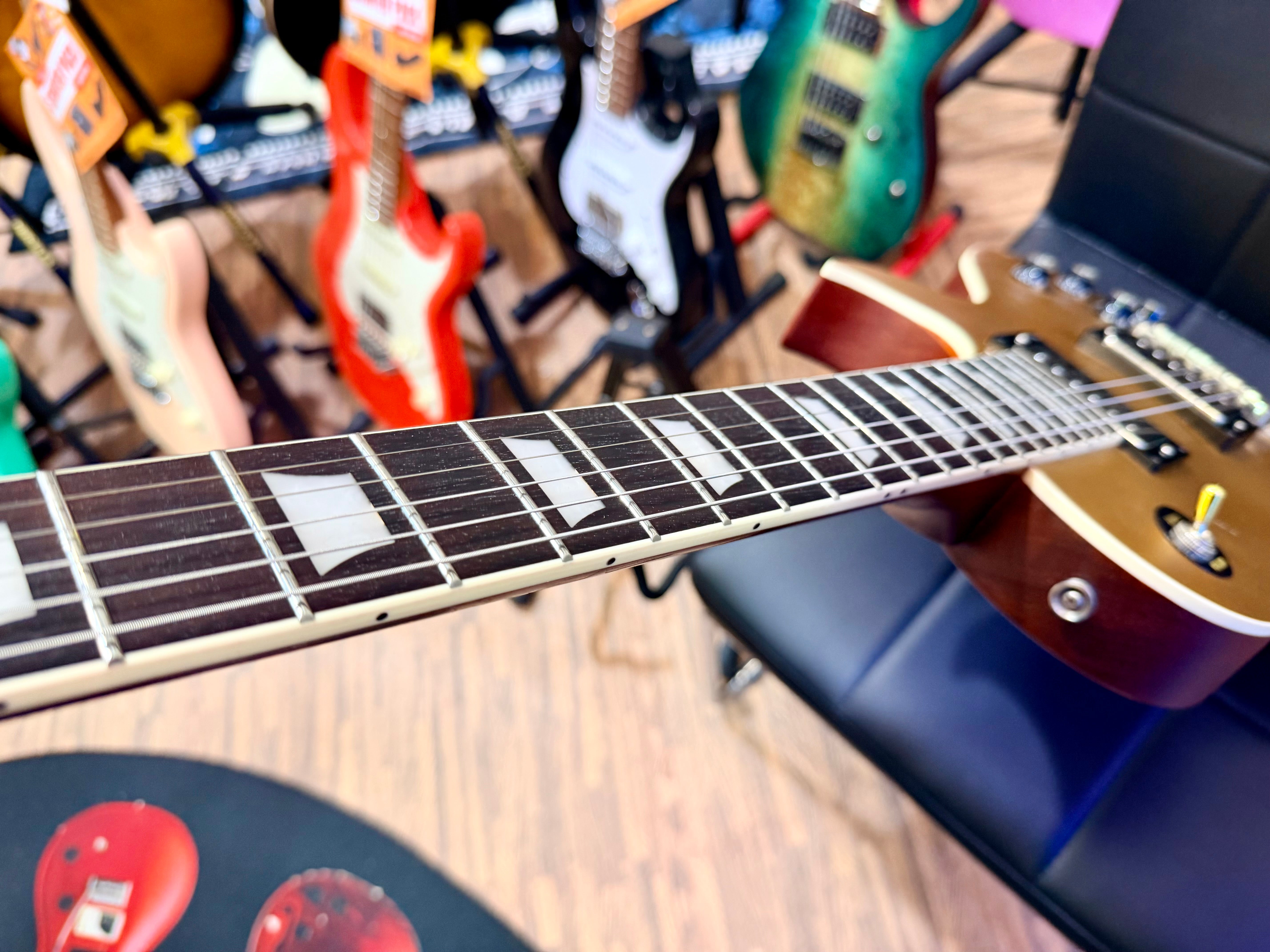 🔥UPGRADED🔥 Vintage V100 Icon Distressed Gold Top~ SETH LOVER Pickups + Gotoh!