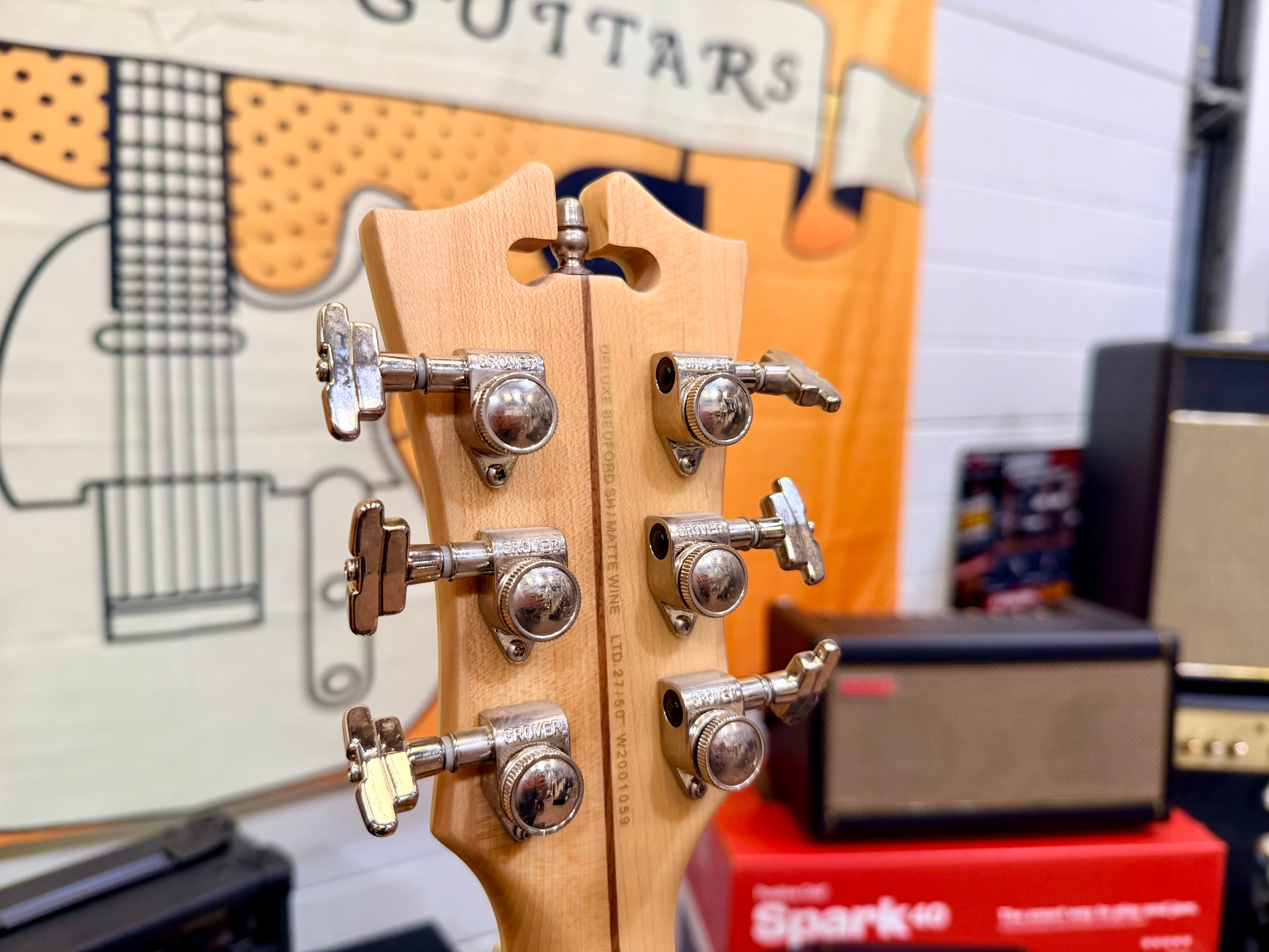 ✨1/50✨ D'Angelico Deluxe Bedford SH Limited Edition Matte Wine Semi Hollow!