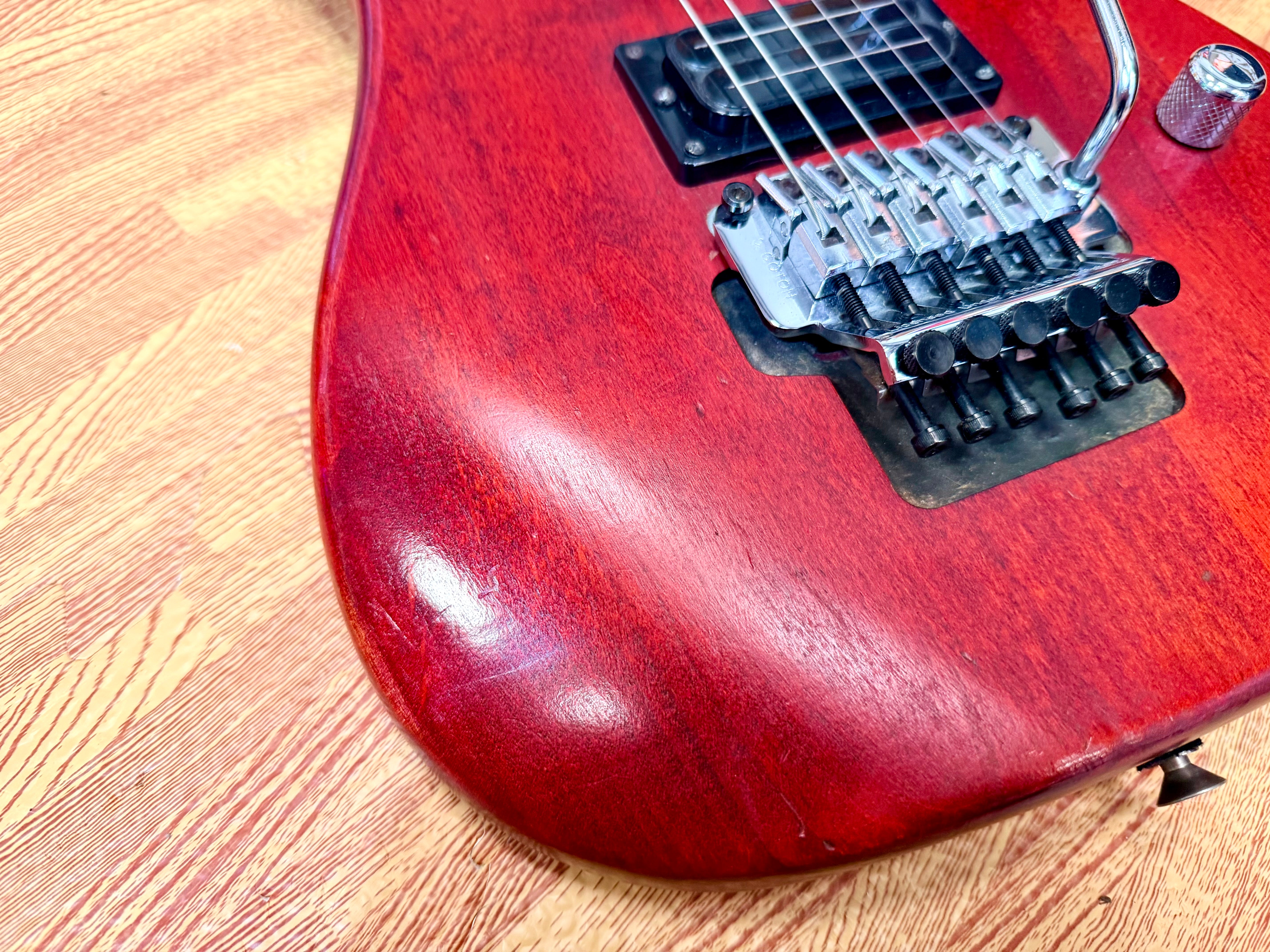🔥1994🔥 Washburn N2 Nuno Bettencourt~ Korea Padauk Red + Gotoh + Bill Lawrence!