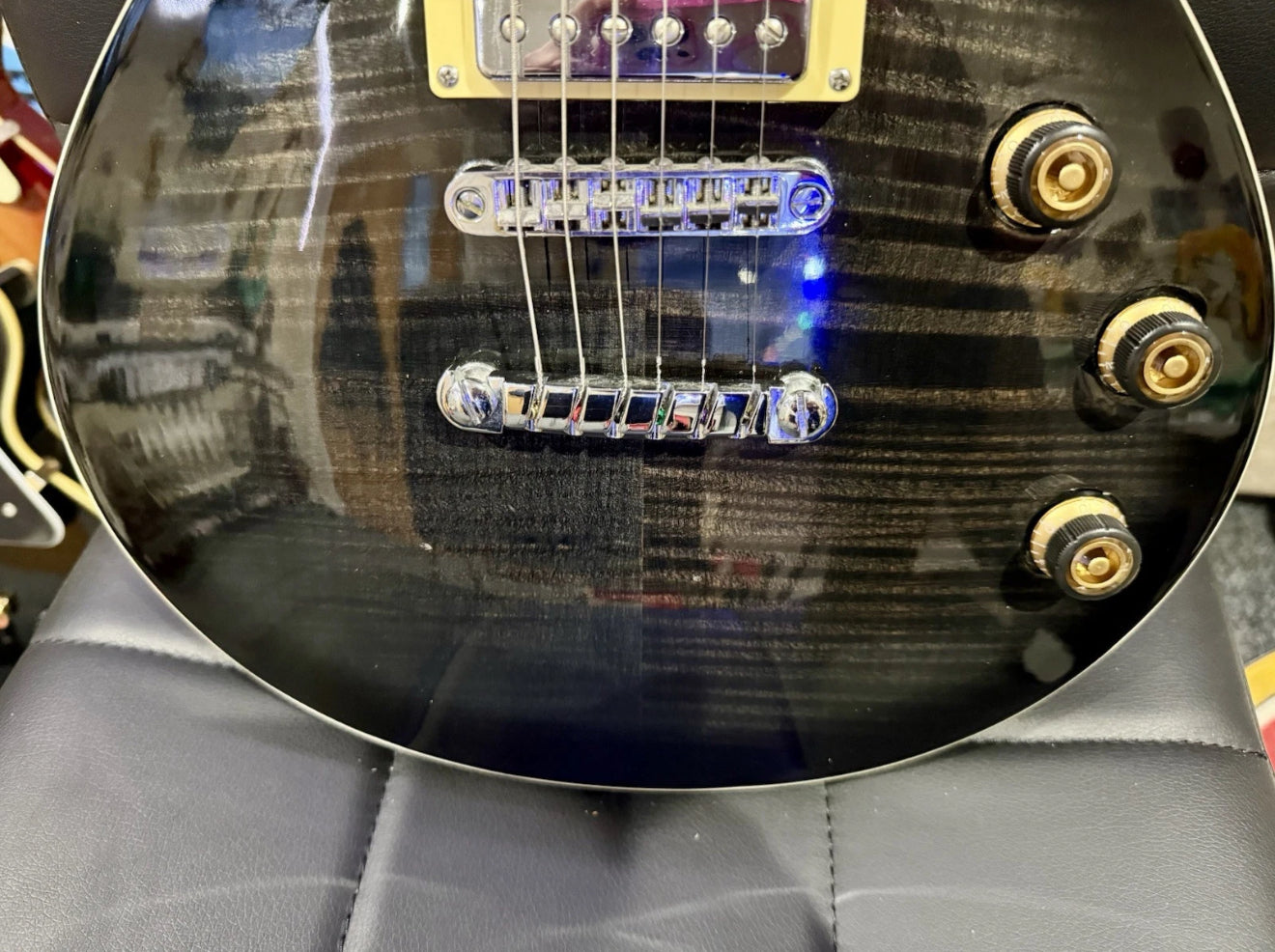 π₯2018π₯ Ibanez ARZ200FM~ Grey Burst Flamed Top~ Single cut Les Paul Shape!