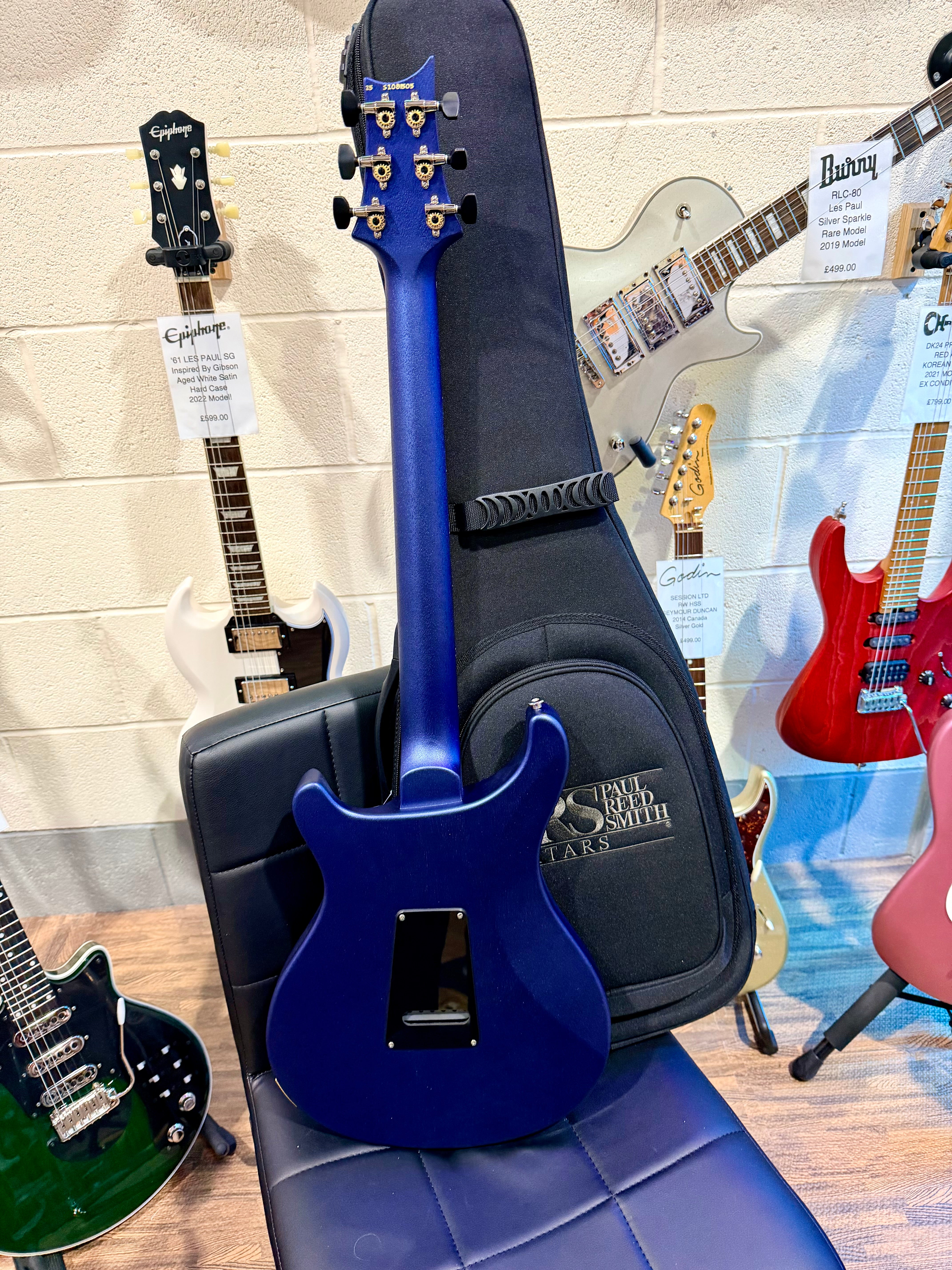 🔥2025 NEW🔥 PRS S2 Standard 22~ Metallic Midnight Satin~ USA~ 58/15 LT Pickups!