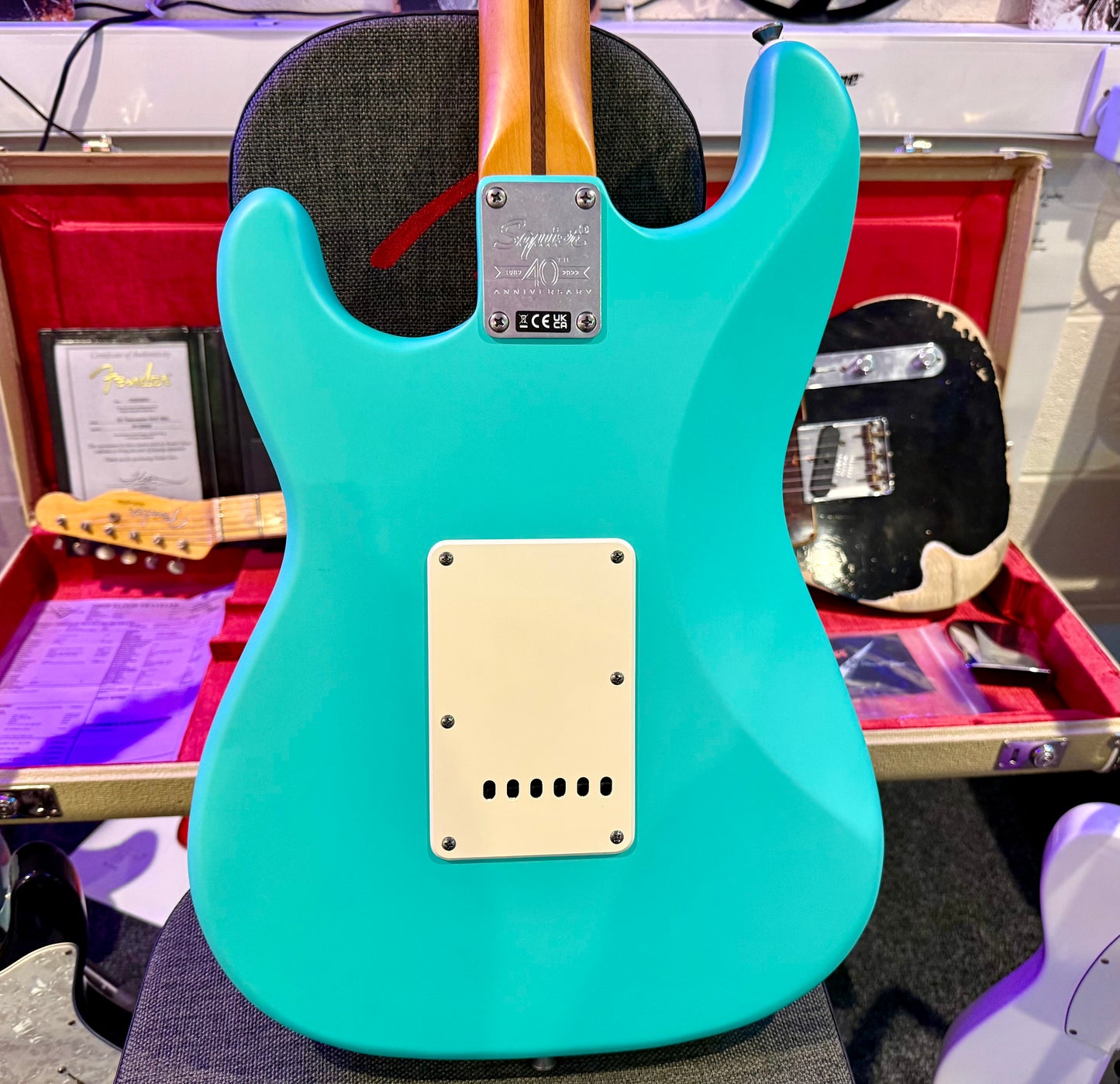 🌟 Fender Squier 40th Anniversary Stratocaster Vintage Edition Seafoam Green 🌟