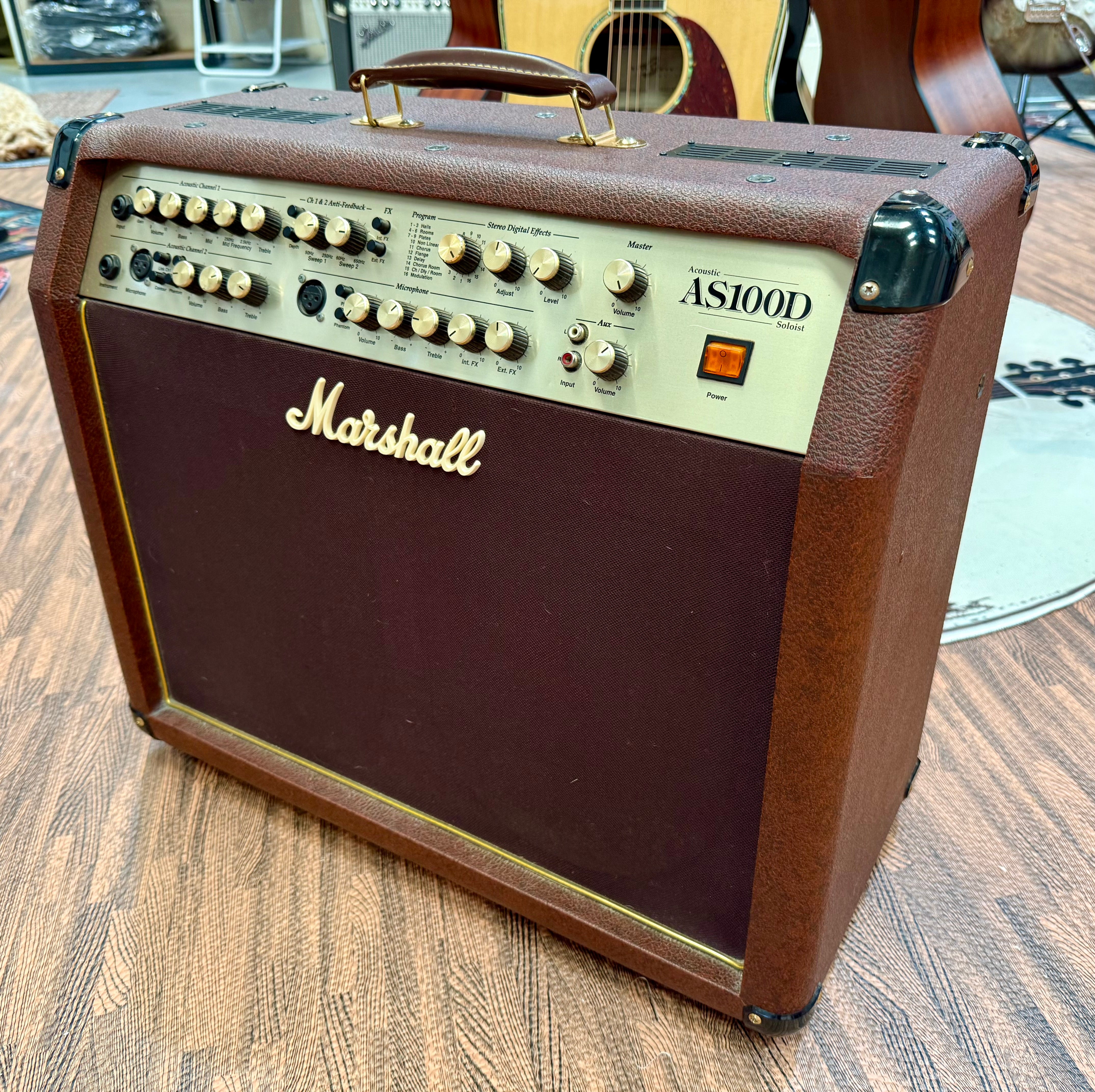 🎸 Marshall AS100D Soloist Acoustic Guitar & Instrument/Mic Amp Combo~ 100w 🎸