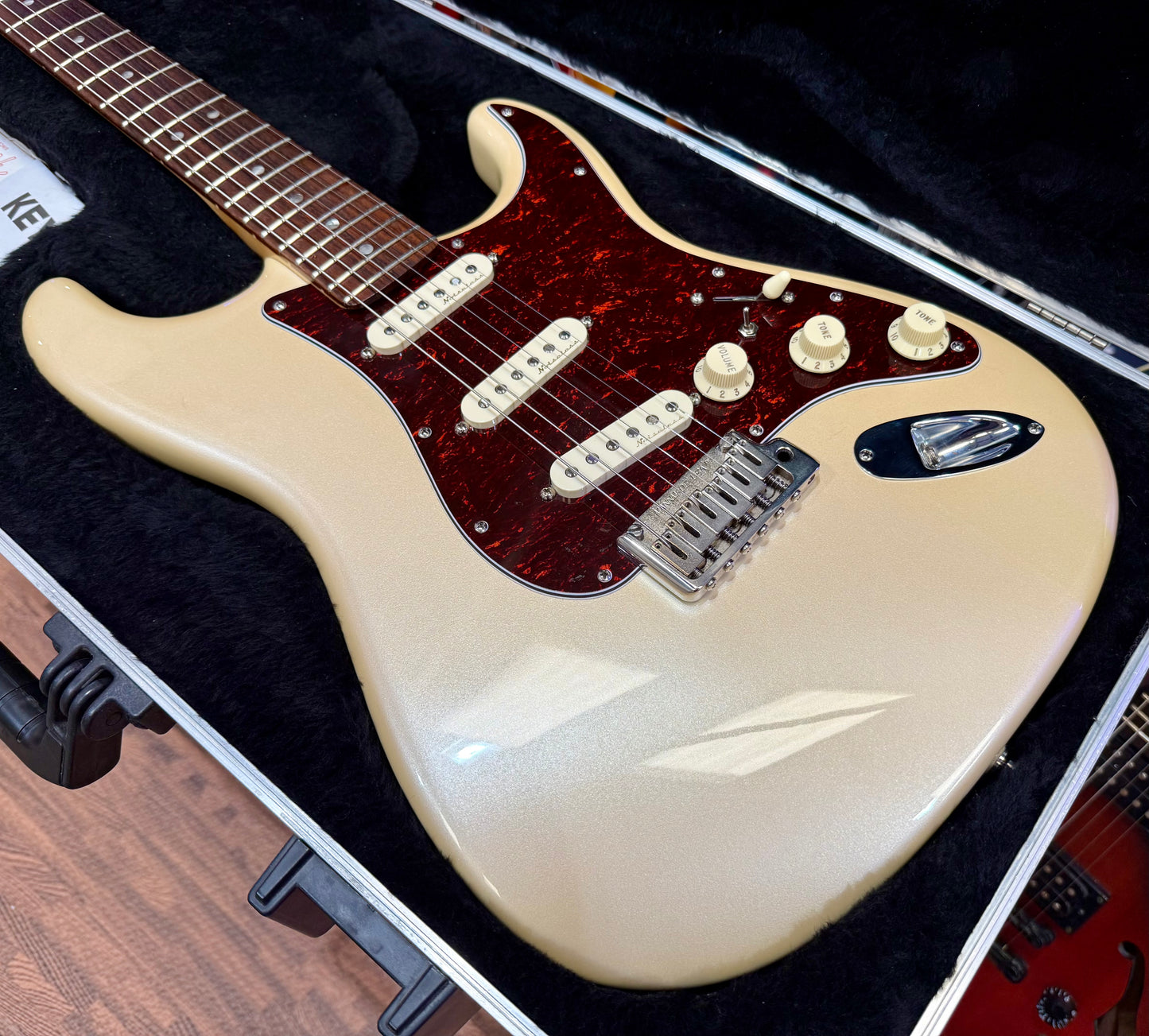 🌟2010🌟 Fender American Deluxe Stratocaster~ Olympic Pearl~ Noiseless~ Gilmour!