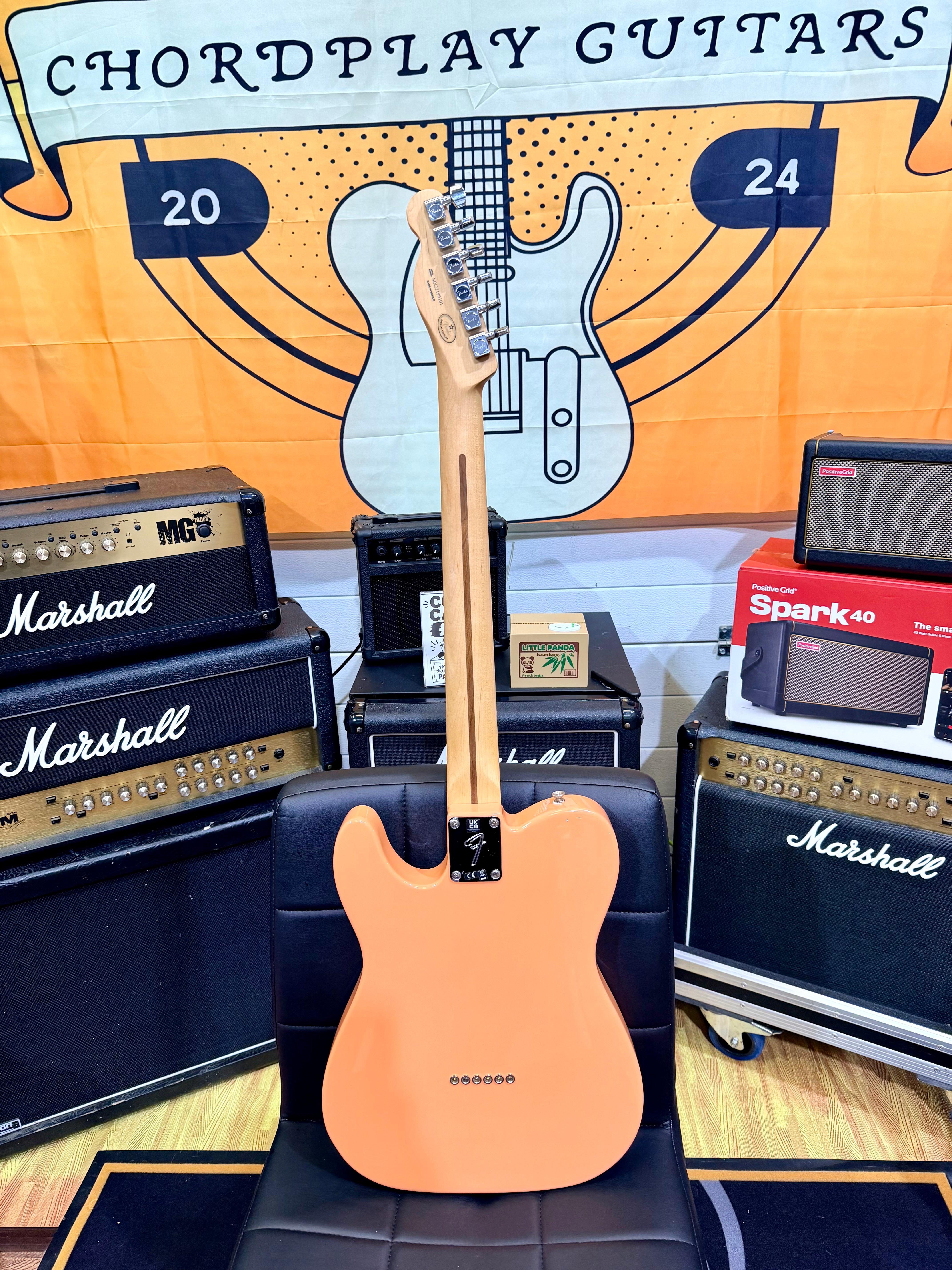 🔥’51 Nocaster P’ups🔥 Fender Limited Edition Player Telecaster~ Pacific Peach!