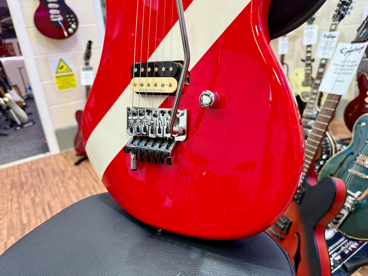 🔥RARE🔥 Kramer The 84 1984 Van Halen~ Diver Down Custom Ltd Edition~EVH D Tuna!
