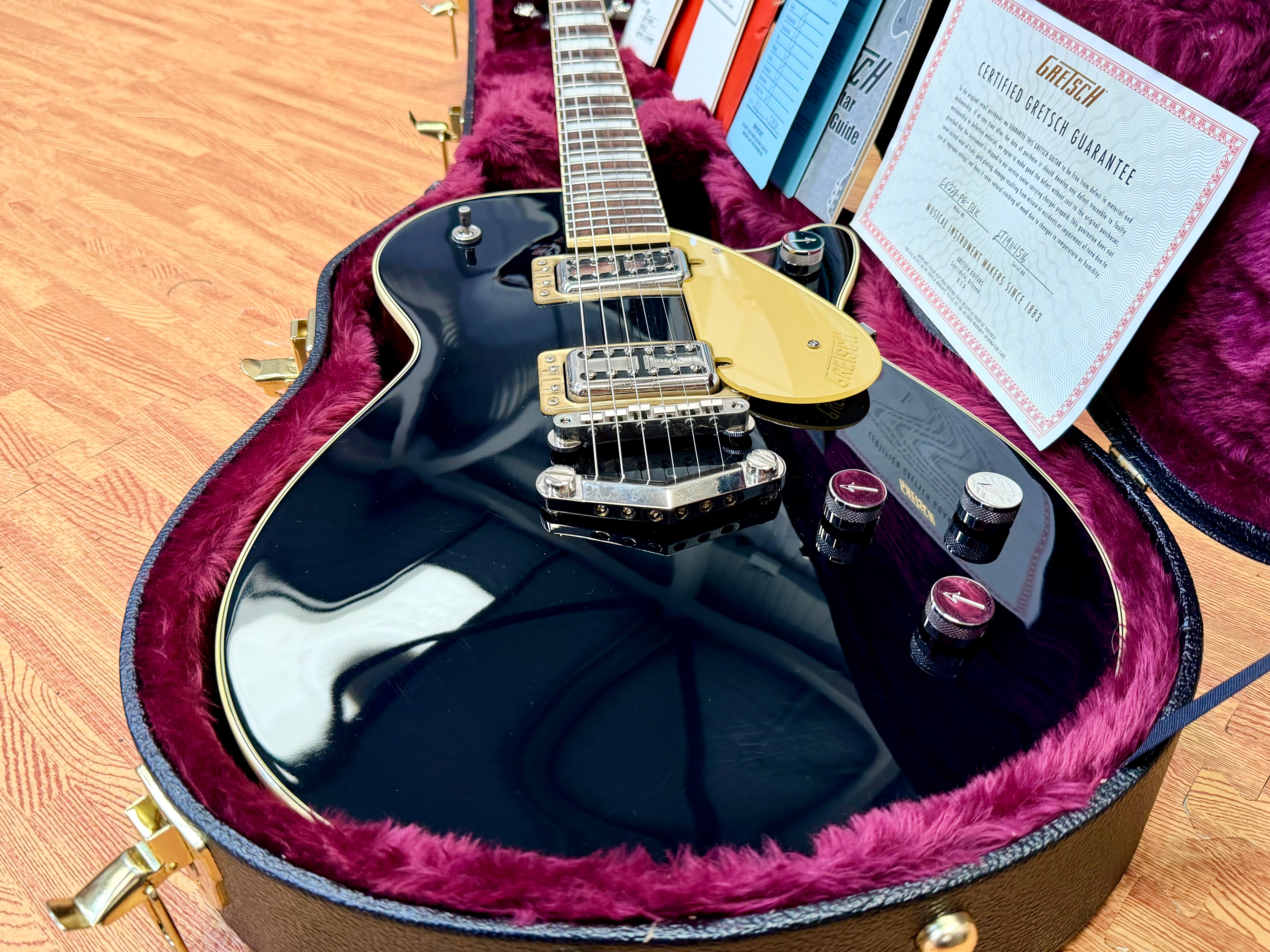 ✨2019✨ Gretsch G6228 Players Edition Jet BT V-Stoptail Black~ MIJ Japan + Case!