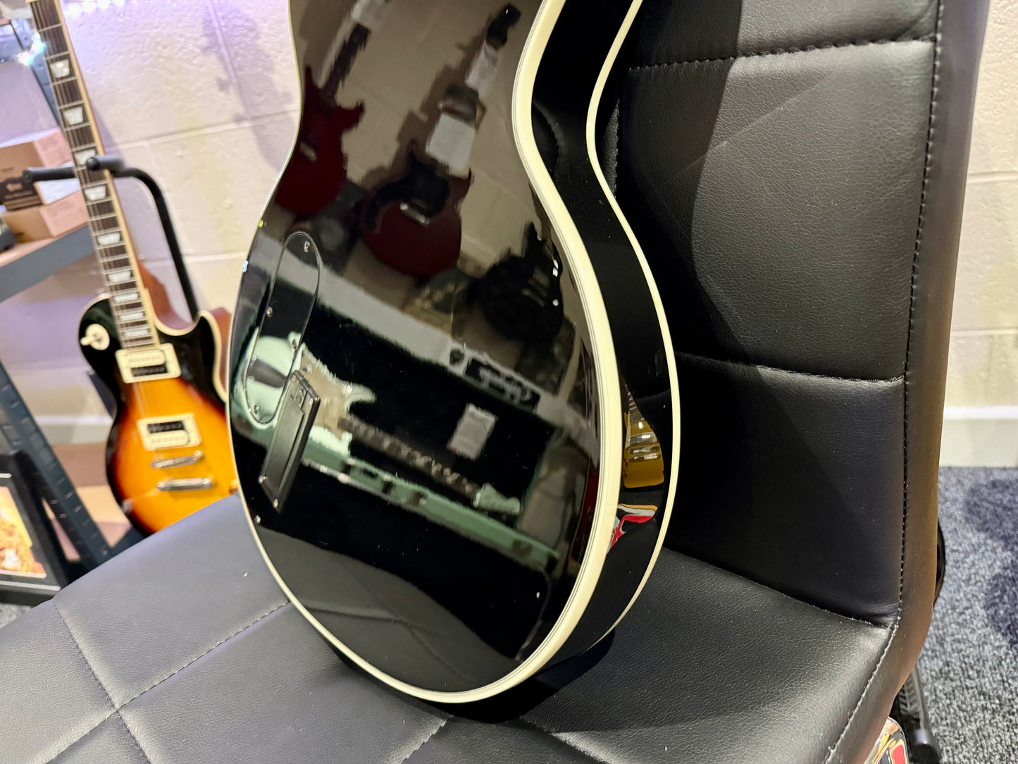 🔥2008🔥 Epiphone Les Paul Custom Prophecy EX~ Midnight Ebony~ EMG’s + Case!
