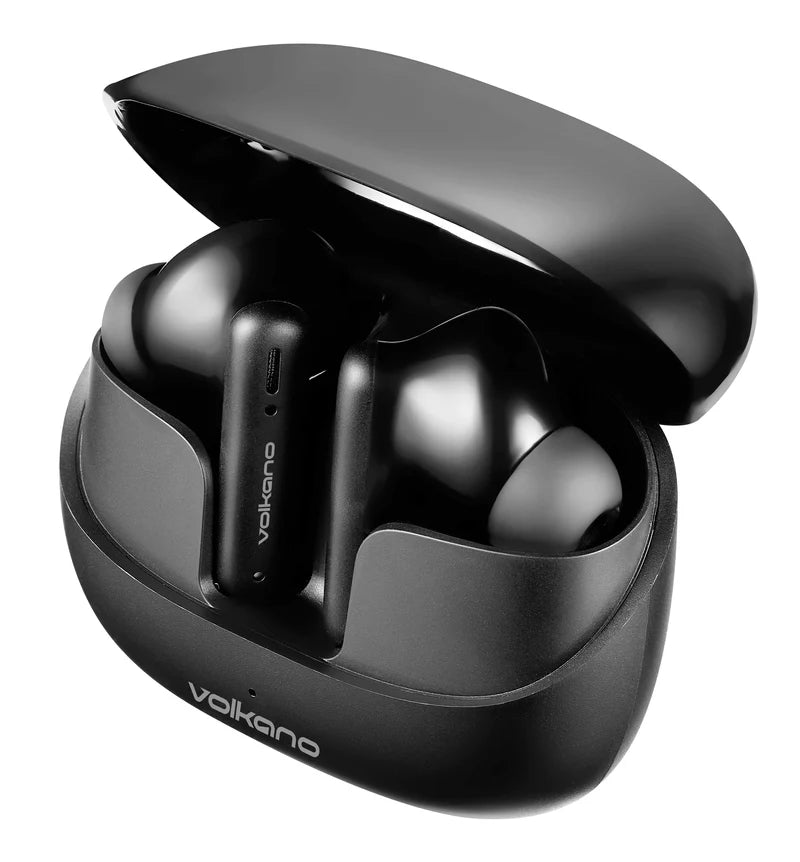 Volkano Jupiter True Wireless TWS Bluetooth Earphones - Black
