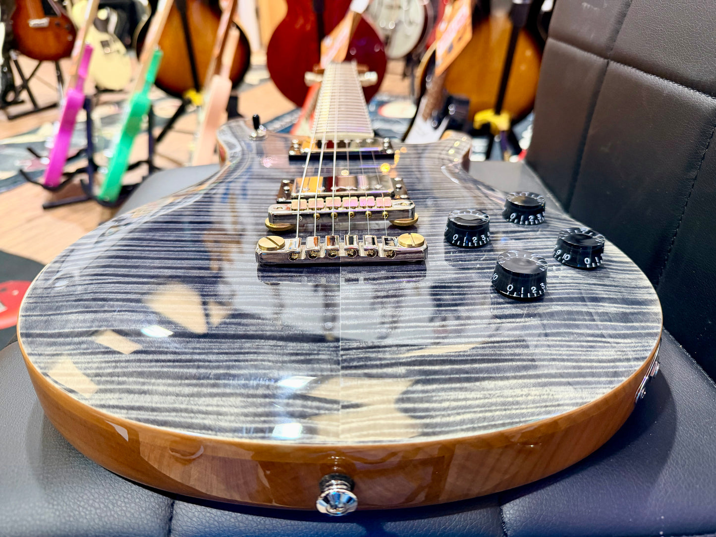 🔥MINT 2023🔥 PRS SE McCarty 594~ Charcoal Maple Top~ Gig Bag~ Stunning Guitar!