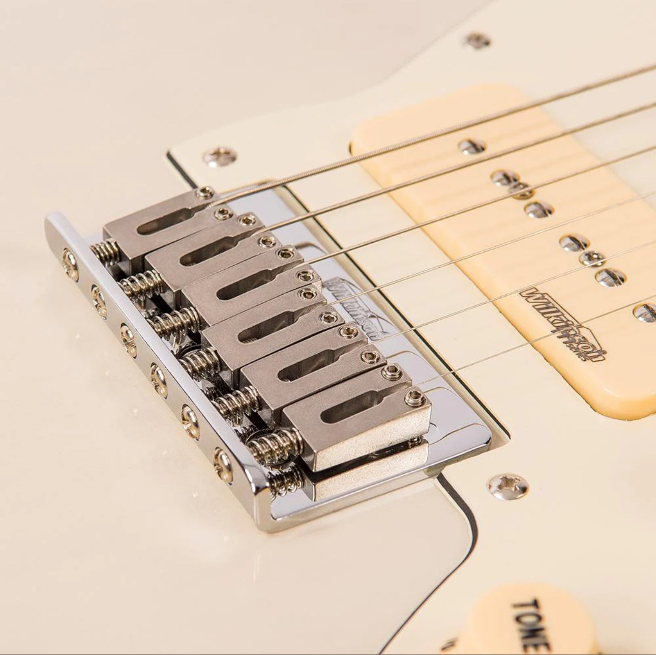 🎸NEW Vintage V65 ReIssued Series Hard Tail Electric Guitar ~ Soapbar~ Blonde 🎸